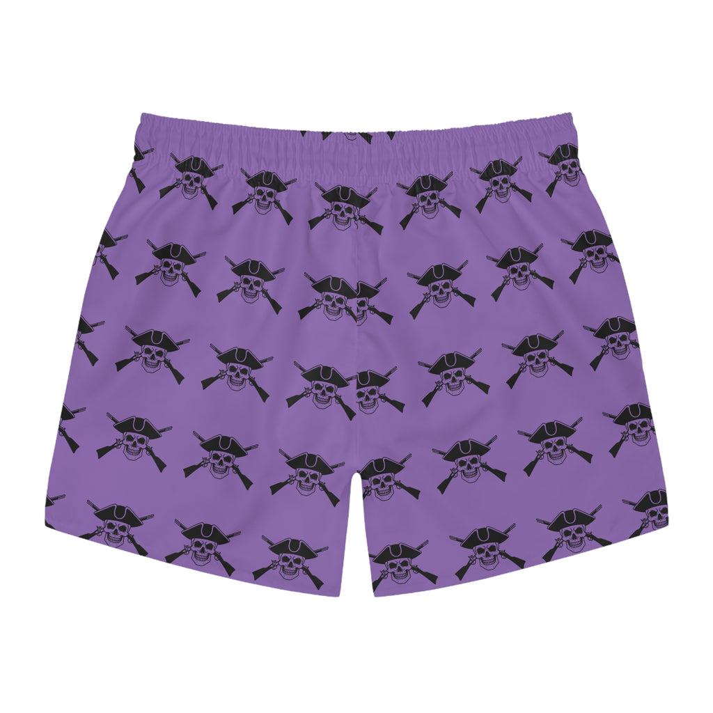 Rowdy Swim Trunks, Fun Summer Shorts, Beachwear for Men, AOP Swimwear, Cool Gift for Beach Lovers