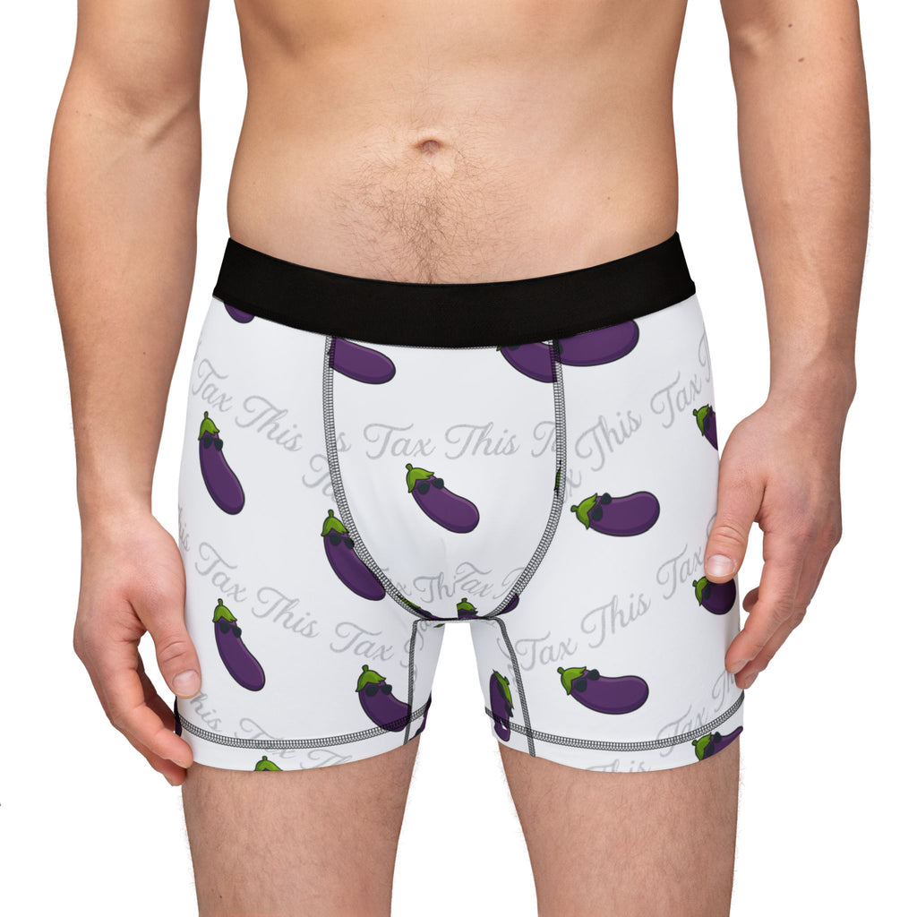 Tax This Men's Boxers, Fun & Quirky Sleepwear, Unique Gift for Him, Underwear for Birthdays, Funny Boxers for Men