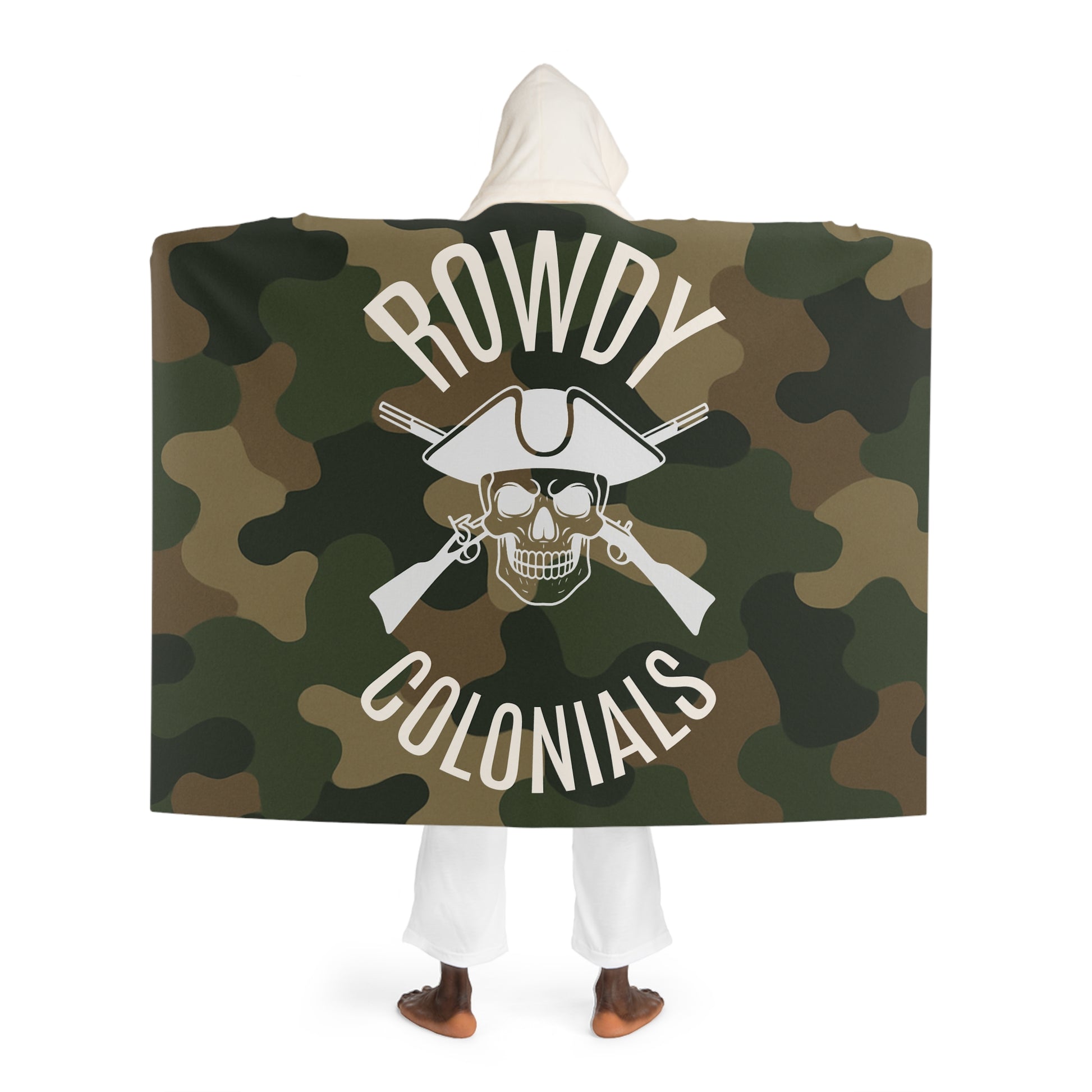 Rowdy Colonials Snoogle Camo | Perfect for Snuggling, Gift for Home Decor, Movie Night Essential, Warmth for Winter, Relaxing Evenings