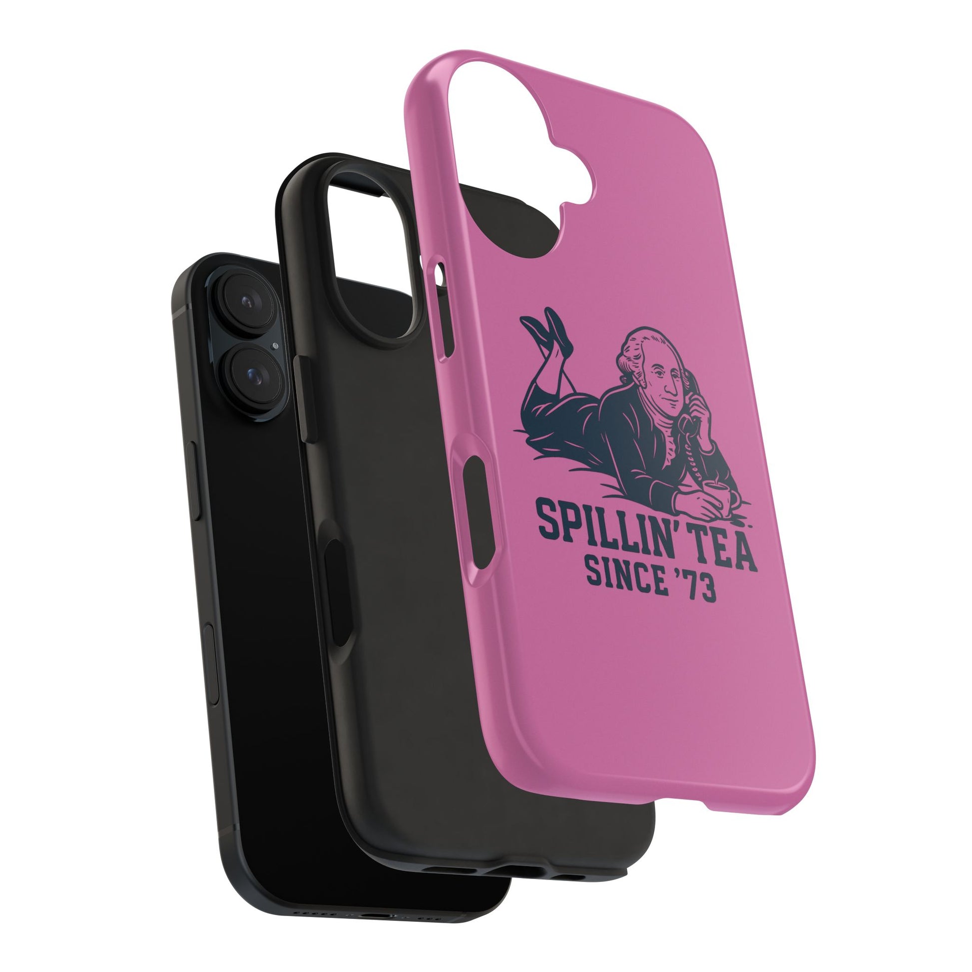Copy of Spillin' Tea Phone Case, Tough Phone Cases for History Lovers, Unique Gift, Durable Phone Cover, Trendy Accessories