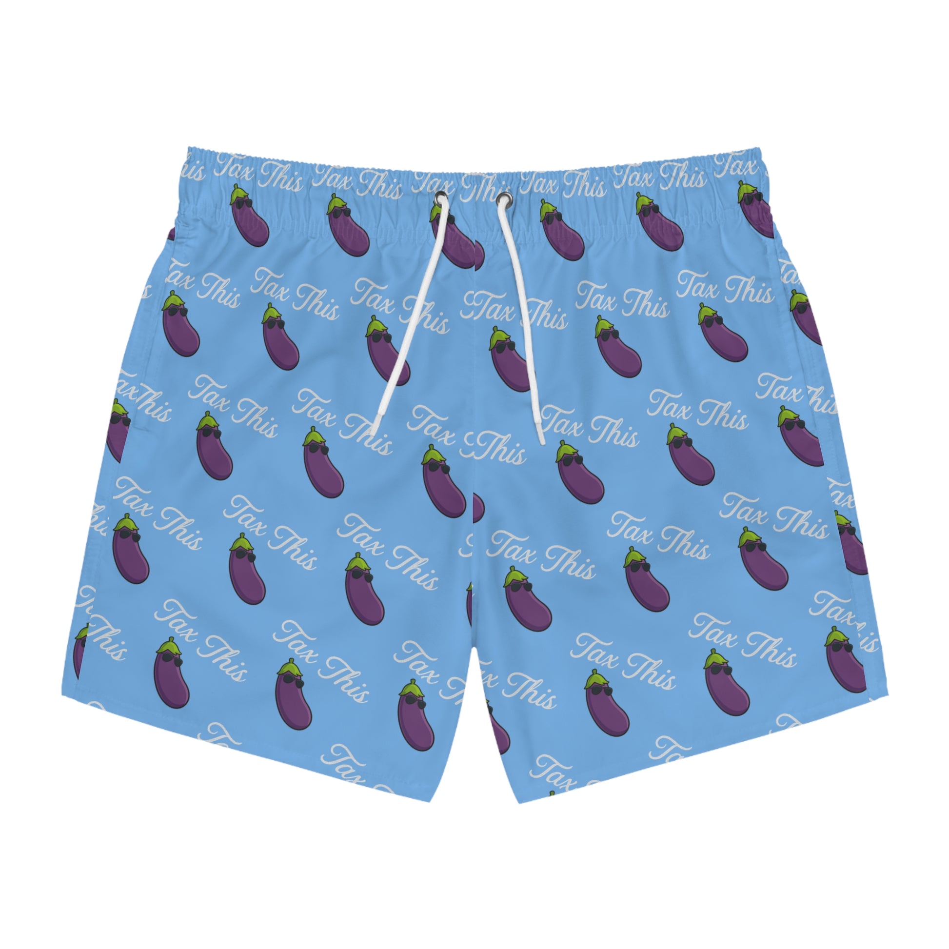 Tax This Fun and Quirky Swim Trunks | Perfect for Summer Beach Days, Pool Parties, or Vacations, Trendy Swimwear for Men, Humorous Gift Idea