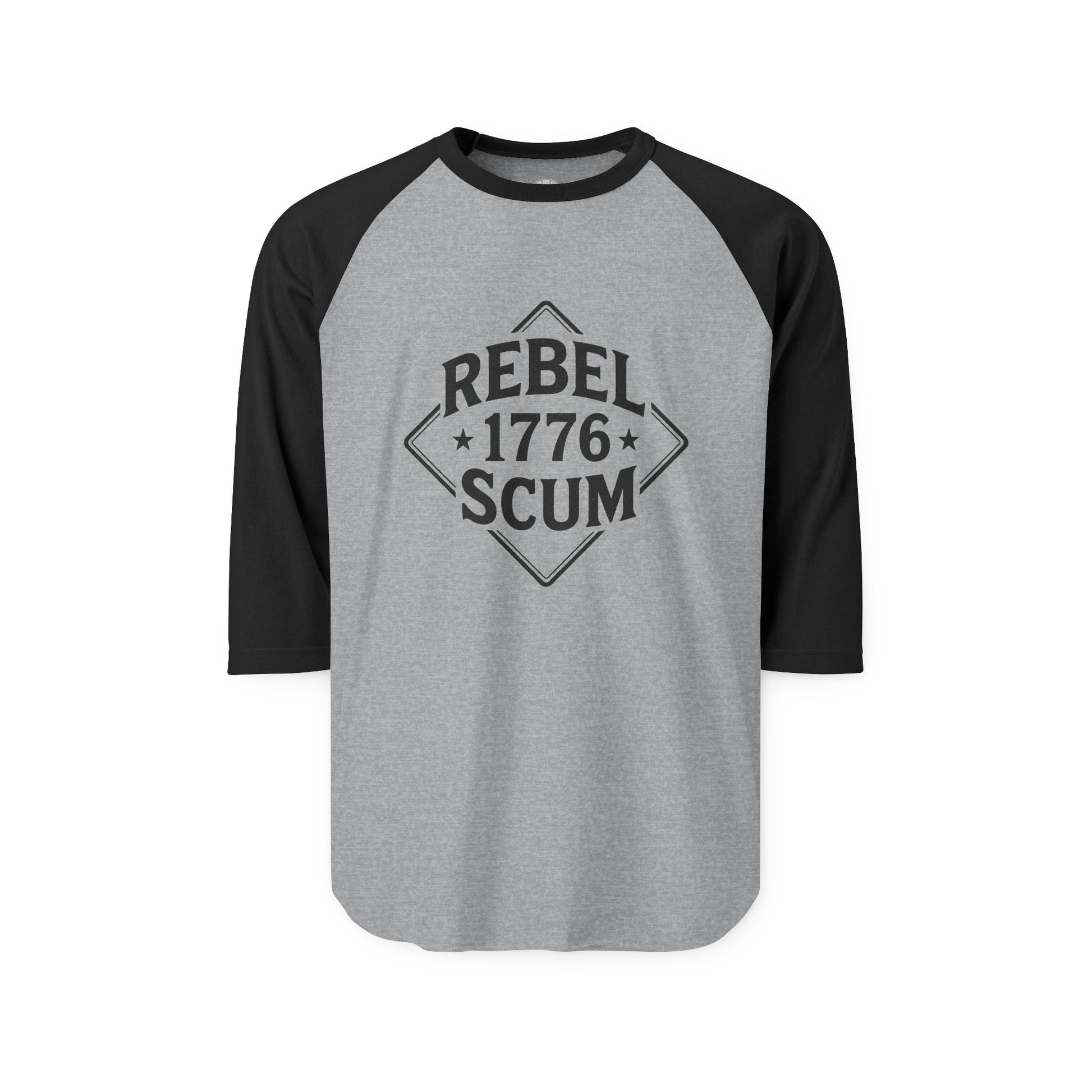 Rebel 1776 Unisex Raglan Shirt, Casual Tee, Vintage Shirt, Gift for Patriots, Independence Day Apparel, Everyday Wear