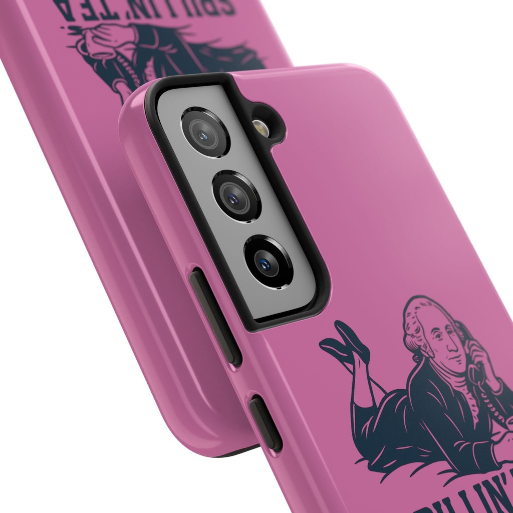 Copy of Spillin' Tea Phone Case, Tough Phone Cases for History Lovers, Unique Gift, Durable Phone Cover, Trendy Accessories