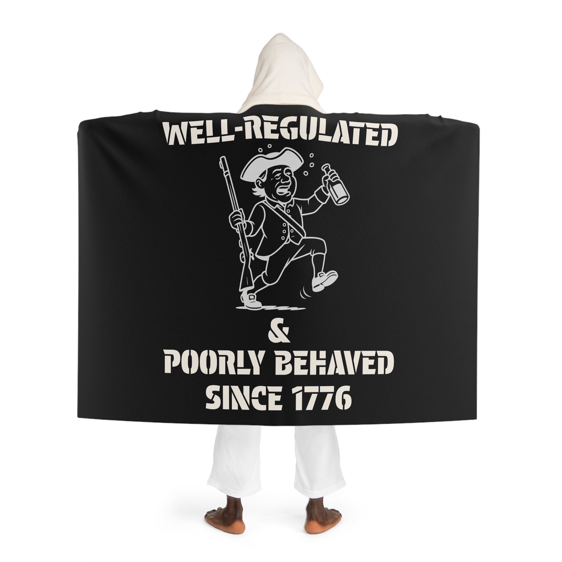 Poorly Behaved Snoogle Black | Perfect for Snuggling, Gift for Home Decor, Movie Night Essential, Warmth for Winter, Relaxing Evenings