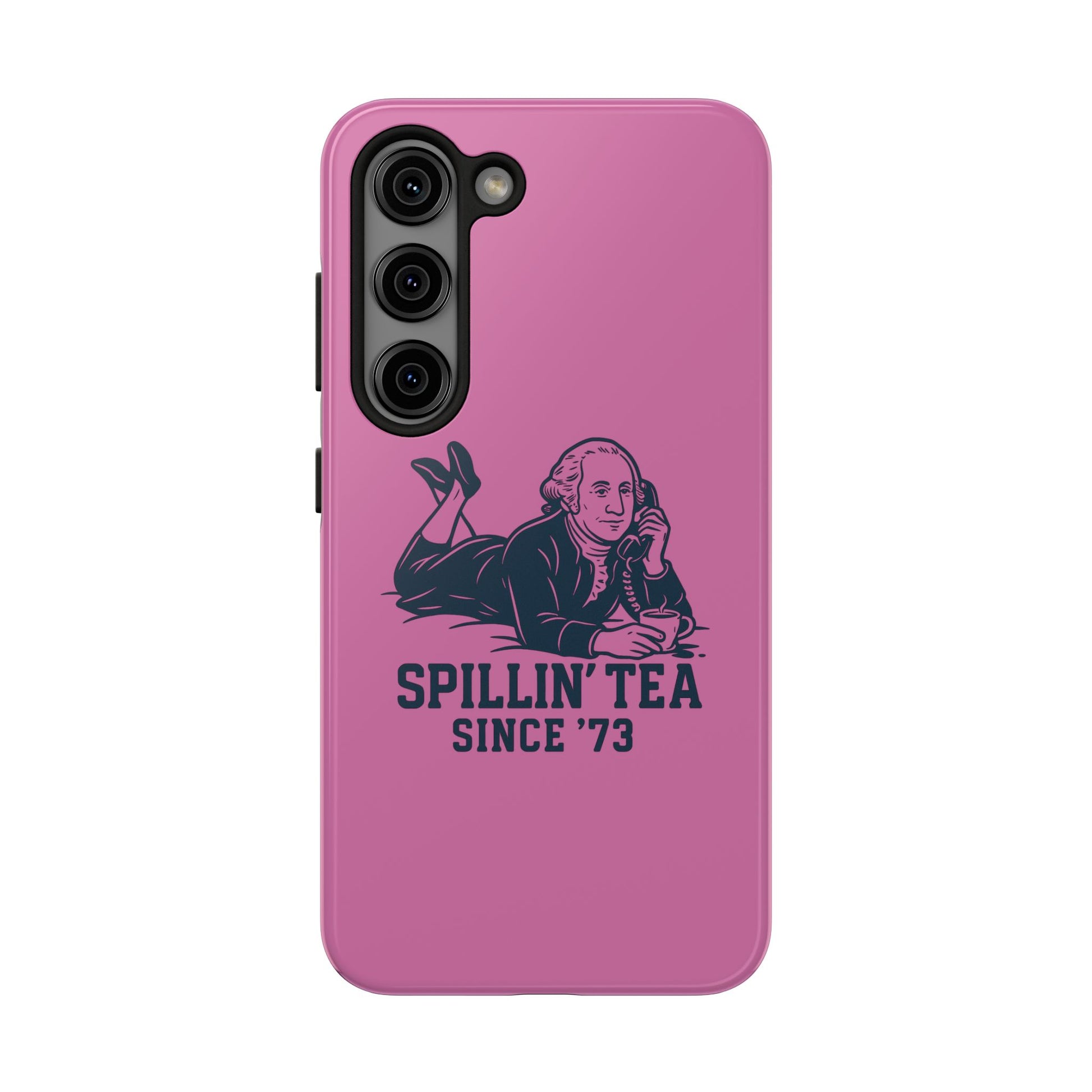 Copy of Spillin' Tea Phone Case, Tough Phone Cases for History Lovers, Unique Gift, Durable Phone Cover, Trendy Accessories