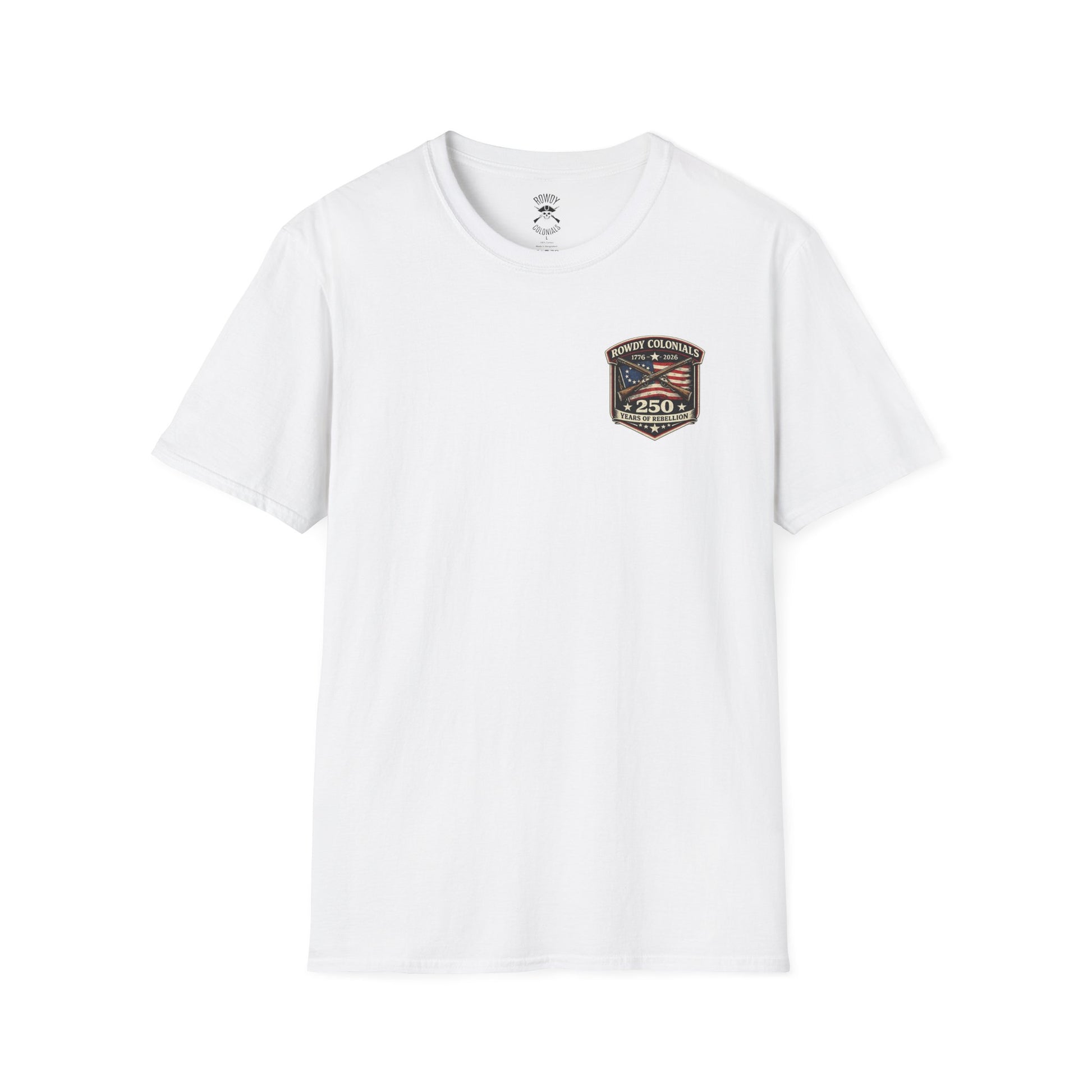 Patriotic George Washington T‑Shirt - "Talkin' Bout Guns" Vintage Flag Tee