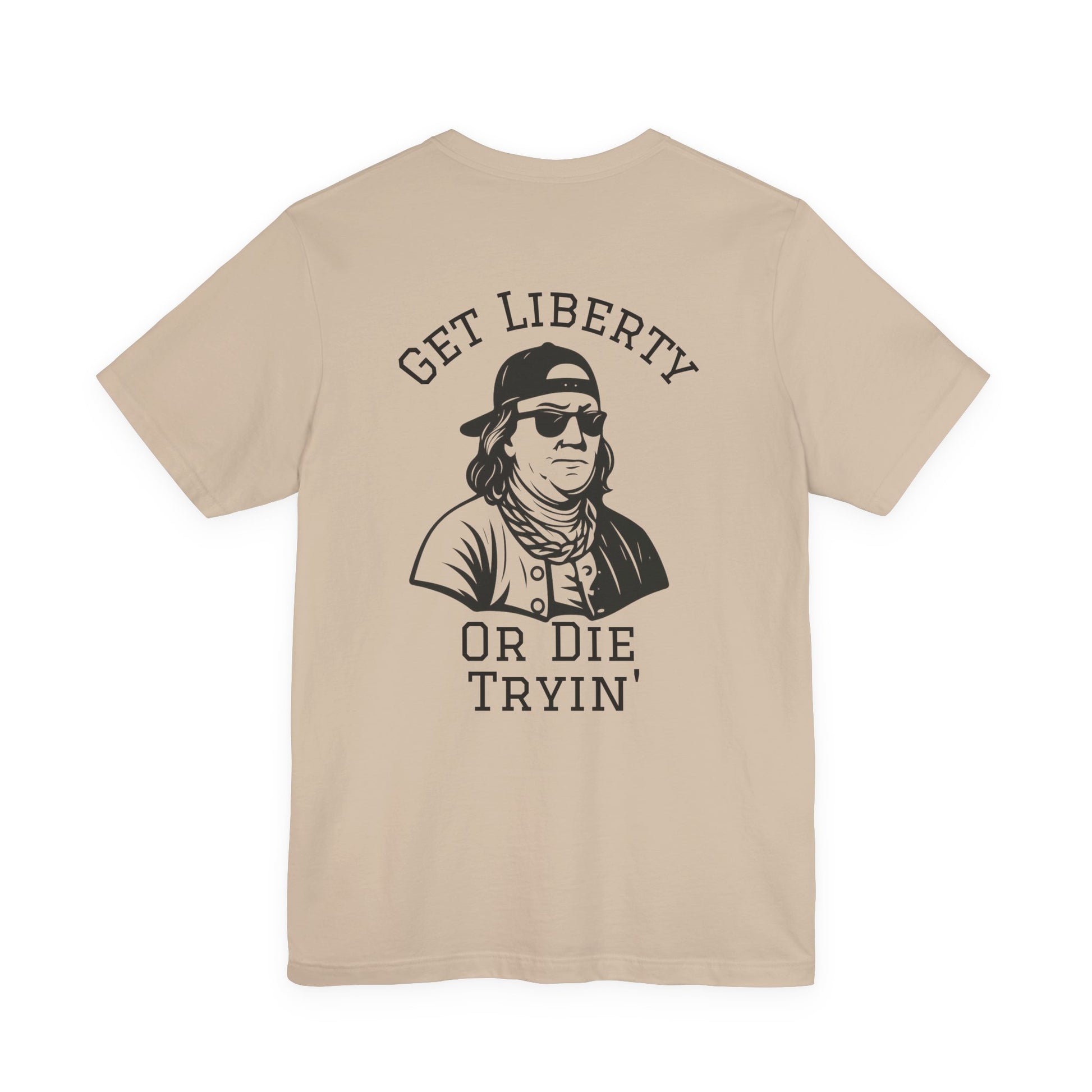 Liberty Graphic Tee - Unisex Jersey Shirt, Casual Wear, Gift for Freedom Lovers, Cool Summer Style, Statement T-Shirt