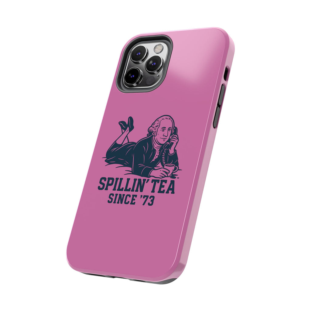 Copy of Spillin' Tea Phone Case, Tough Phone Cases for History Lovers, Unique Gift, Durable Phone Cover, Trendy Accessories