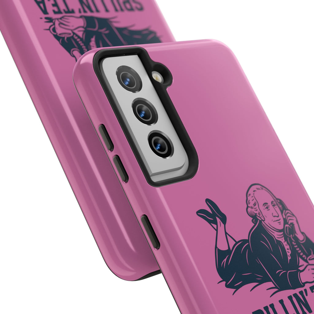 Copy of Spillin' Tea Phone Case, Tough Phone Cases for History Lovers, Unique Gift, Durable Phone Cover, Trendy Accessories
