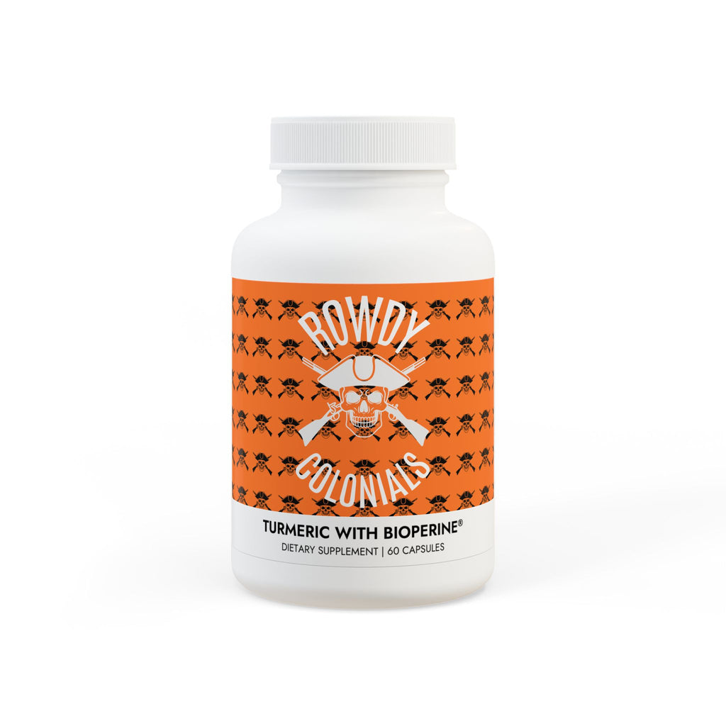 Turmeric with BioPerine® (Black Pepper Fruit Extract) Supplement (60 Capsules)