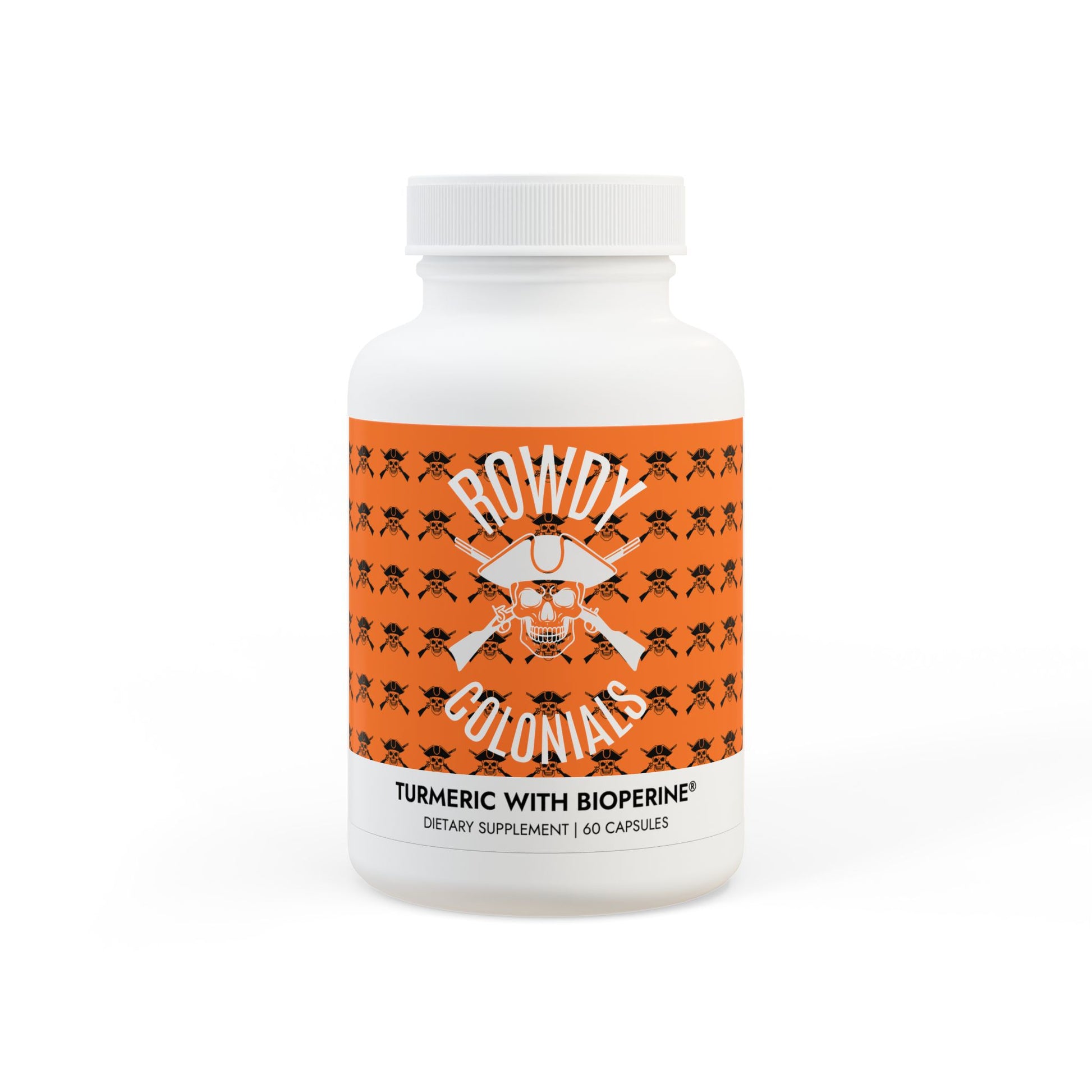 Turmeric with BioPerine® (Black Pepper Fruit Extract) Supplement (60 Capsules)