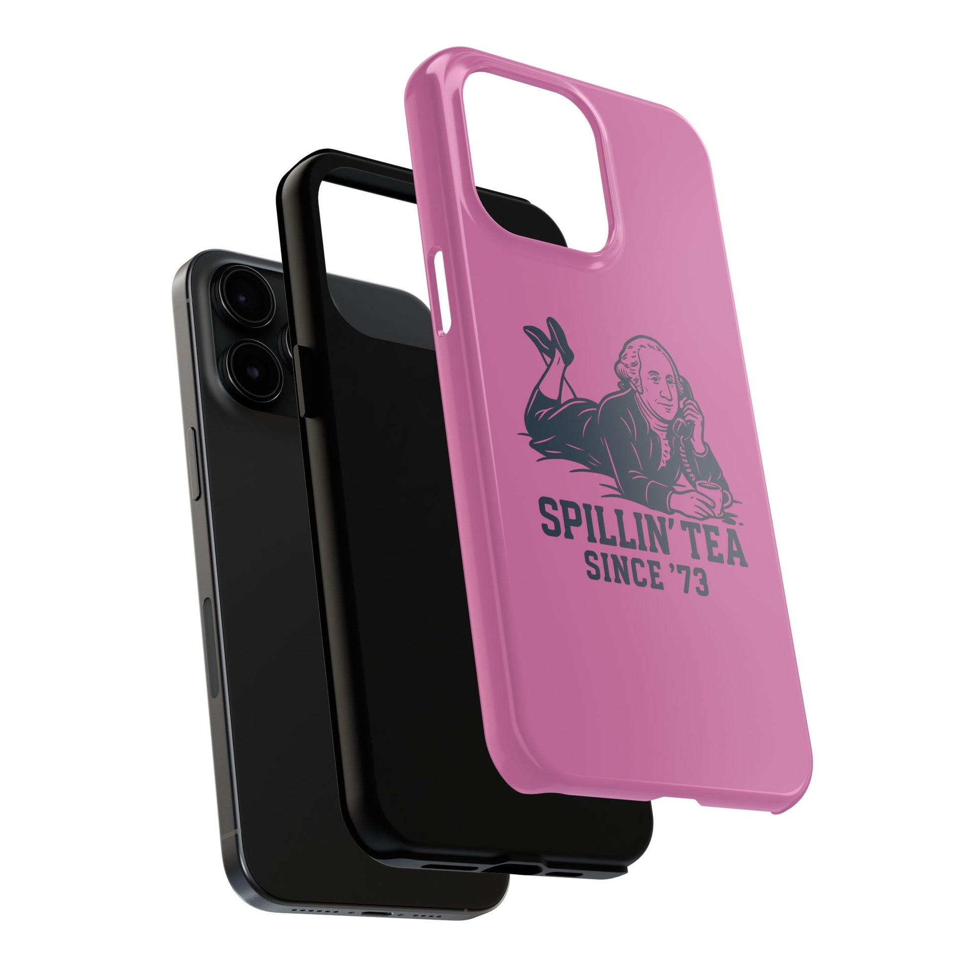 Copy of Spillin' Tea Phone Case, Tough Phone Cases for History Lovers, Unique Gift, Durable Phone Cover, Trendy Accessories