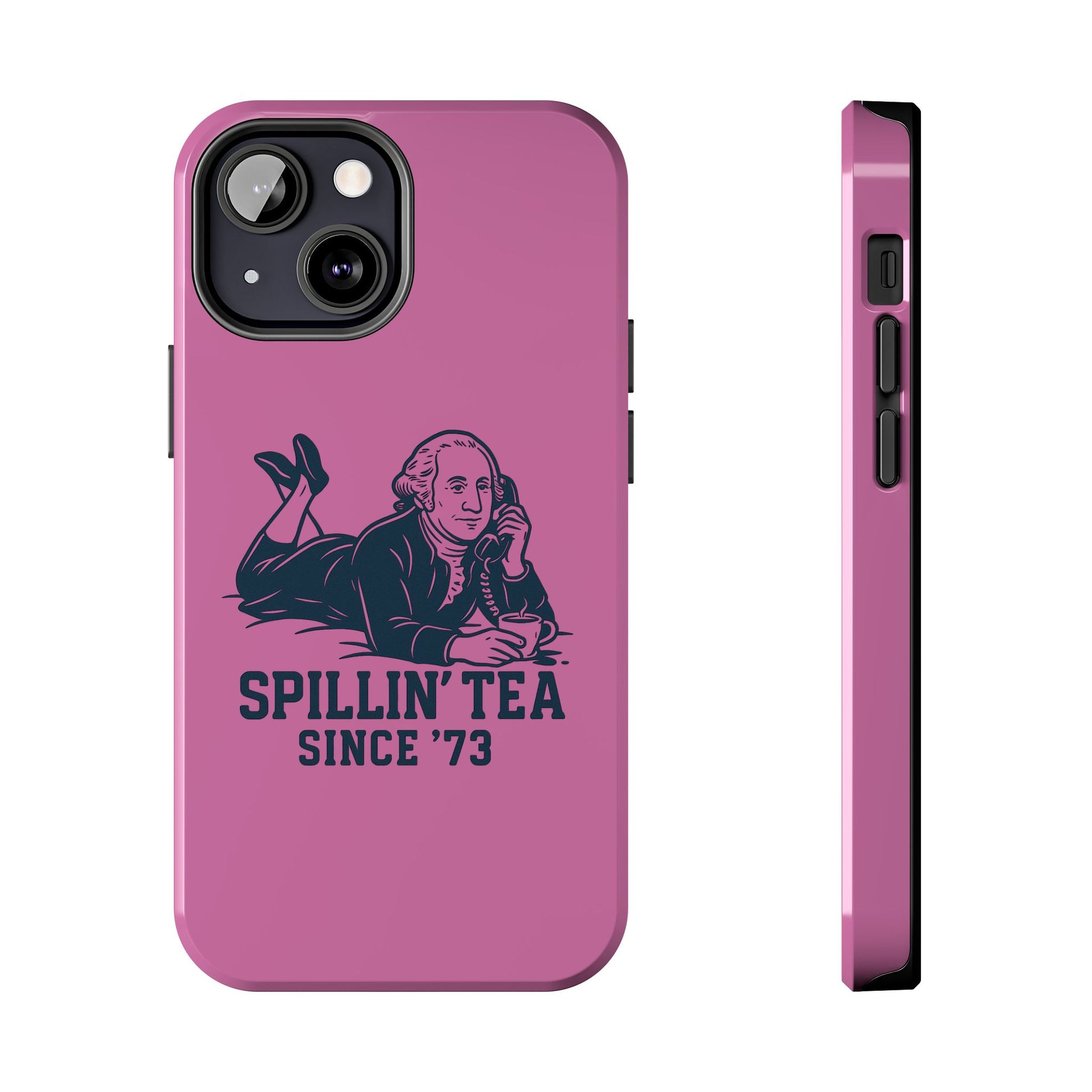 Copy of Spillin' Tea Phone Case, Tough Phone Cases for History Lovers, Unique Gift, Durable Phone Cover, Trendy Accessories