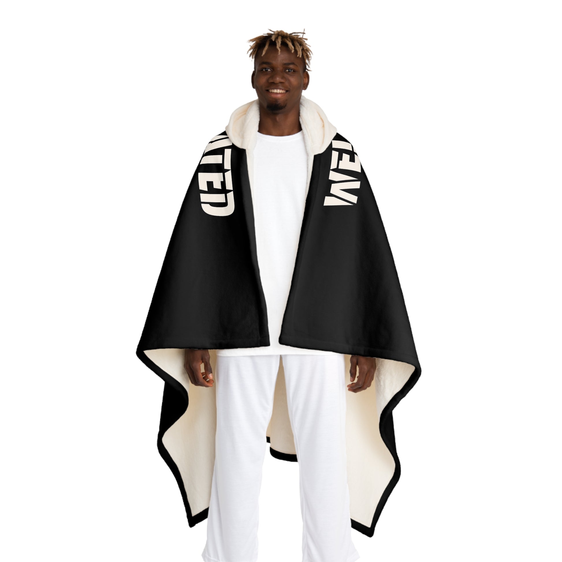 Poorly Behaved Snoogle Black | Perfect for Snuggling, Gift for Home Decor, Movie Night Essential, Warmth for Winter, Relaxing Evenings