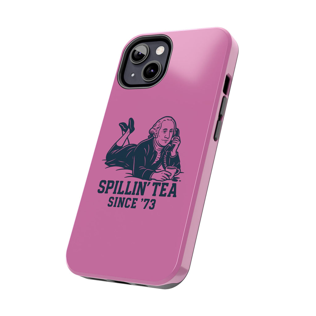 Copy of Spillin' Tea Phone Case, Tough Phone Cases for History Lovers, Unique Gift, Durable Phone Cover, Trendy Accessories