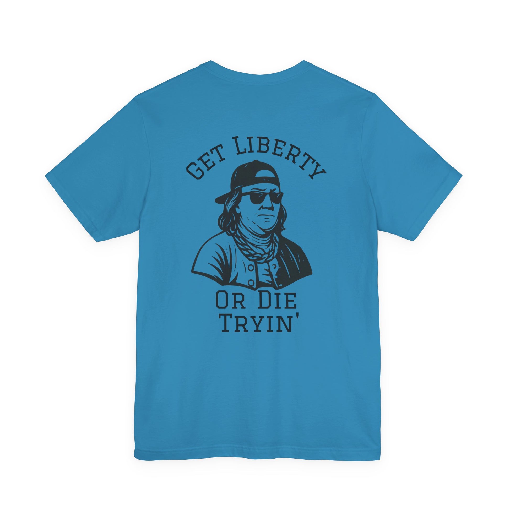Liberty Graphic Tee - Unisex Jersey Shirt, Casual Wear, Gift for Freedom Lovers, Cool Summer Style, Statement T-Shirt