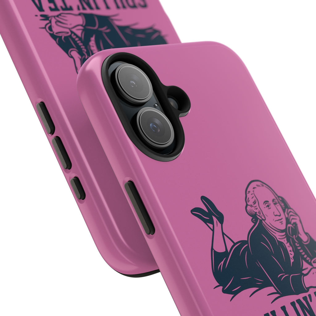 Copy of Spillin' Tea Phone Case, Tough Phone Cases for History Lovers, Unique Gift, Durable Phone Cover, Trendy Accessories