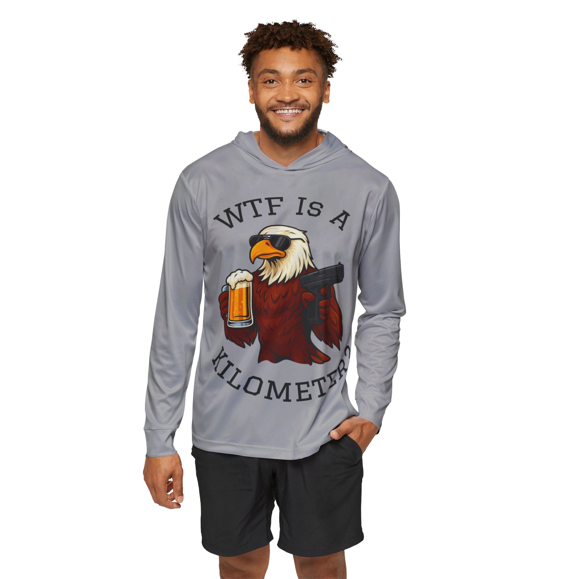 WTF is a Kilometer Light Weight Moisture Wicking Hoodie