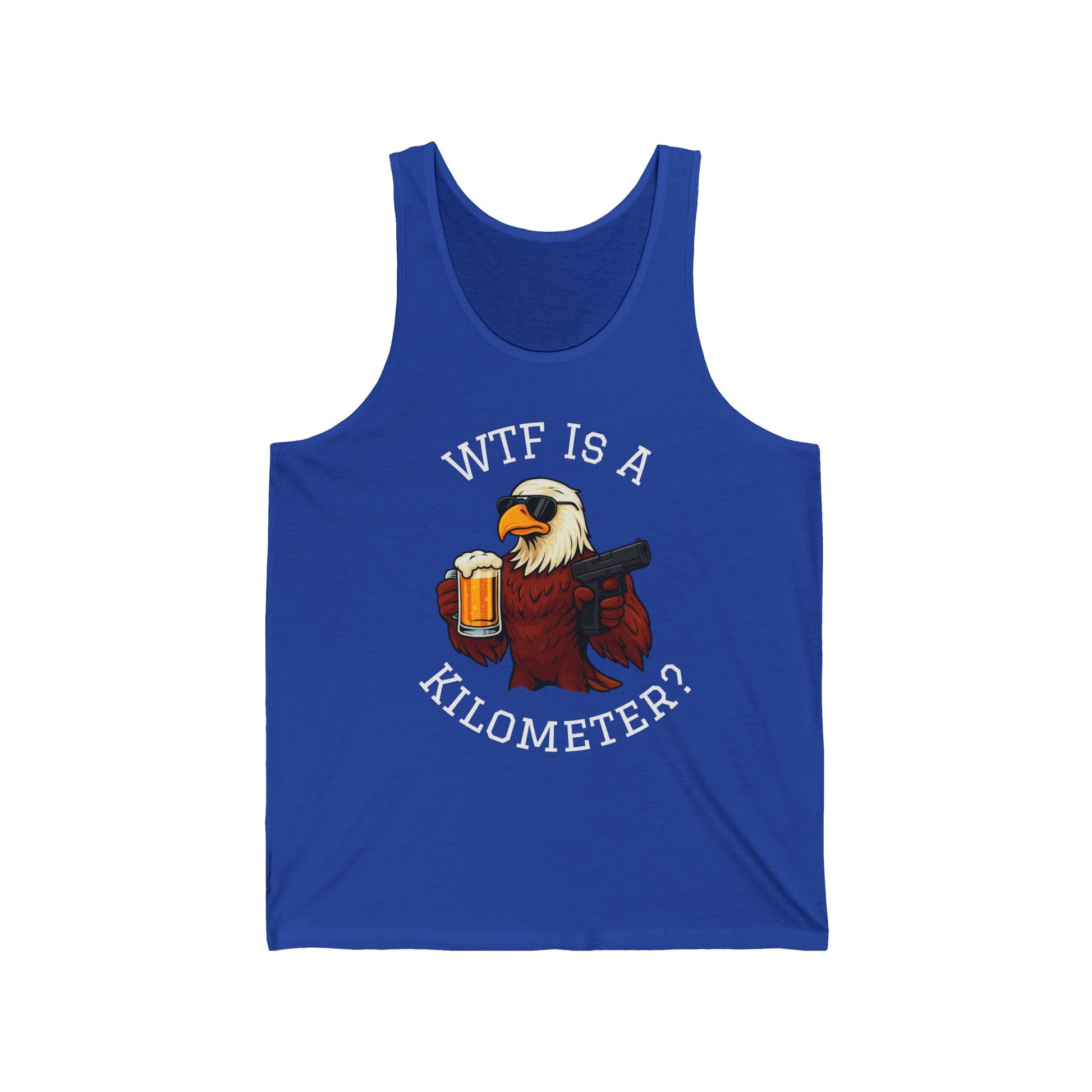 WTF Tank Top, Unisex Jersey Tank, Perfect for BBQs, Summer Vacation, Beer Lovers, Party Wear, Casual Gift