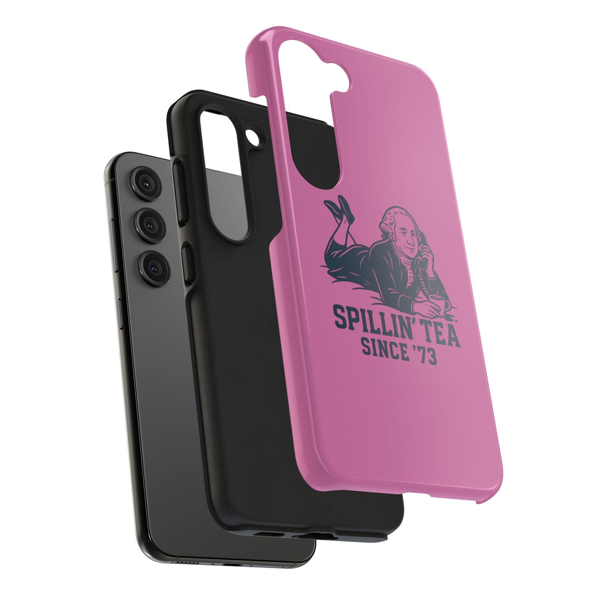 Copy of Spillin' Tea Phone Case, Tough Phone Cases for History Lovers, Unique Gift, Durable Phone Cover, Trendy Accessories