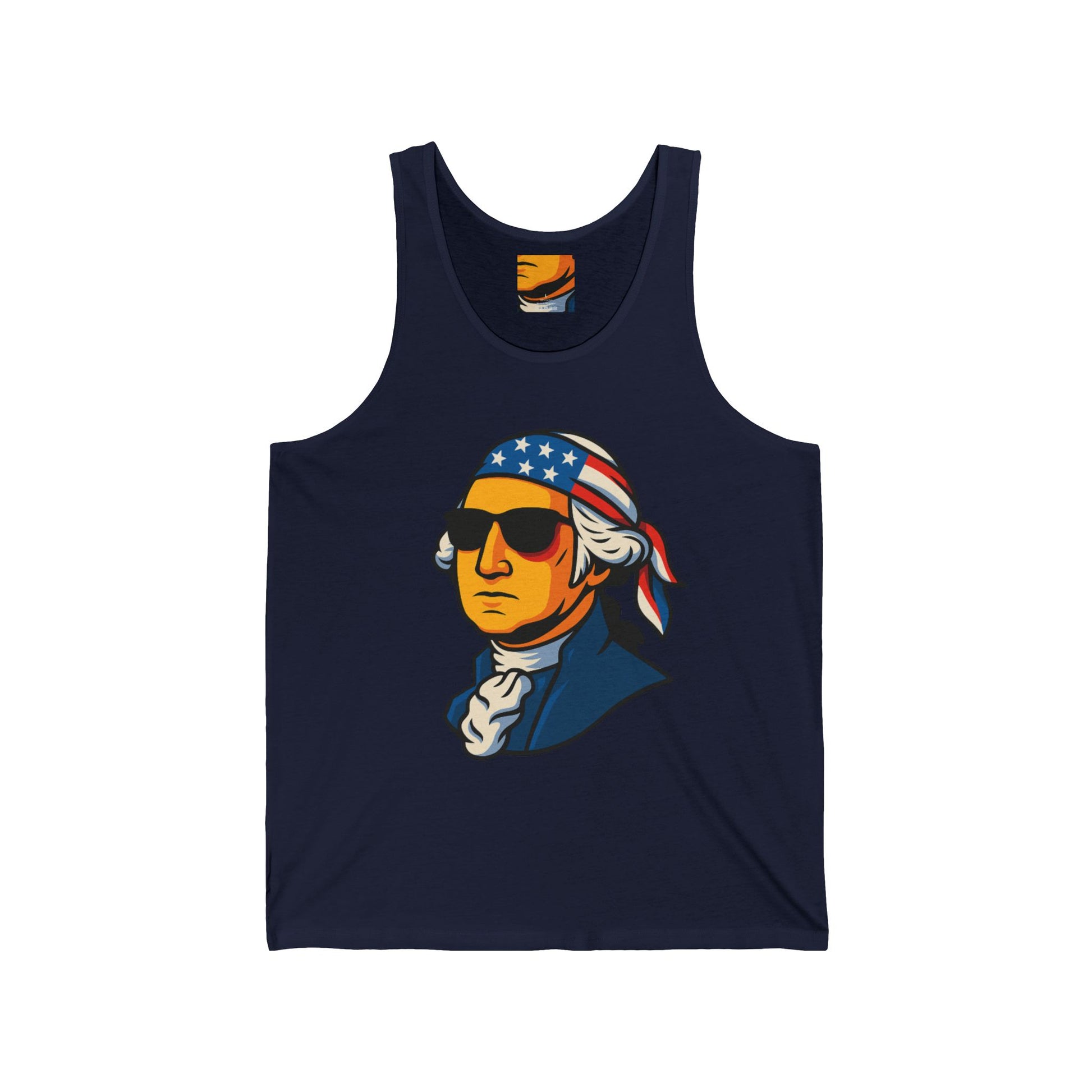 George Washington Meme Unisex Tank Top, Funny Fourth of July Shirt, Patriotic Apparel, Gift for History Lovers, Summer Essential