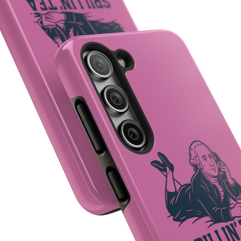 Copy of Spillin' Tea Phone Case, Tough Phone Cases for History Lovers, Unique Gift, Durable Phone Cover, Trendy Accessories