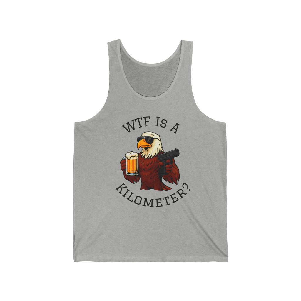 WTF Tank Top, Unisex Jersey Tank, Perfect for BBQs, Summer Vacation, Beer Lovers, Party Wear, Casual Gift