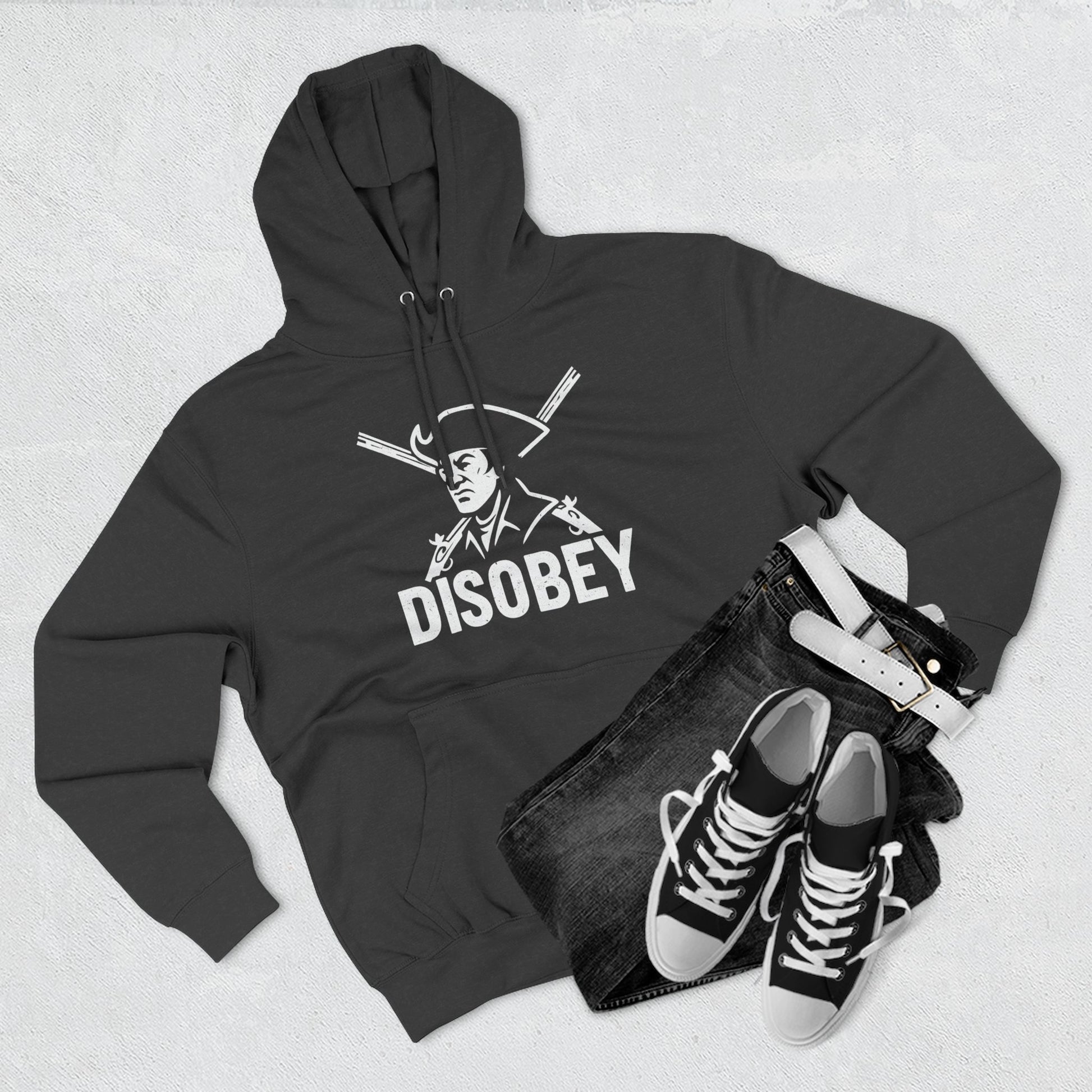 Disobey - Unisex, Cozy Layer for Casual Outfits, Perfect for Gift Giving, Vintage Style Pullover, Ideal for Winter