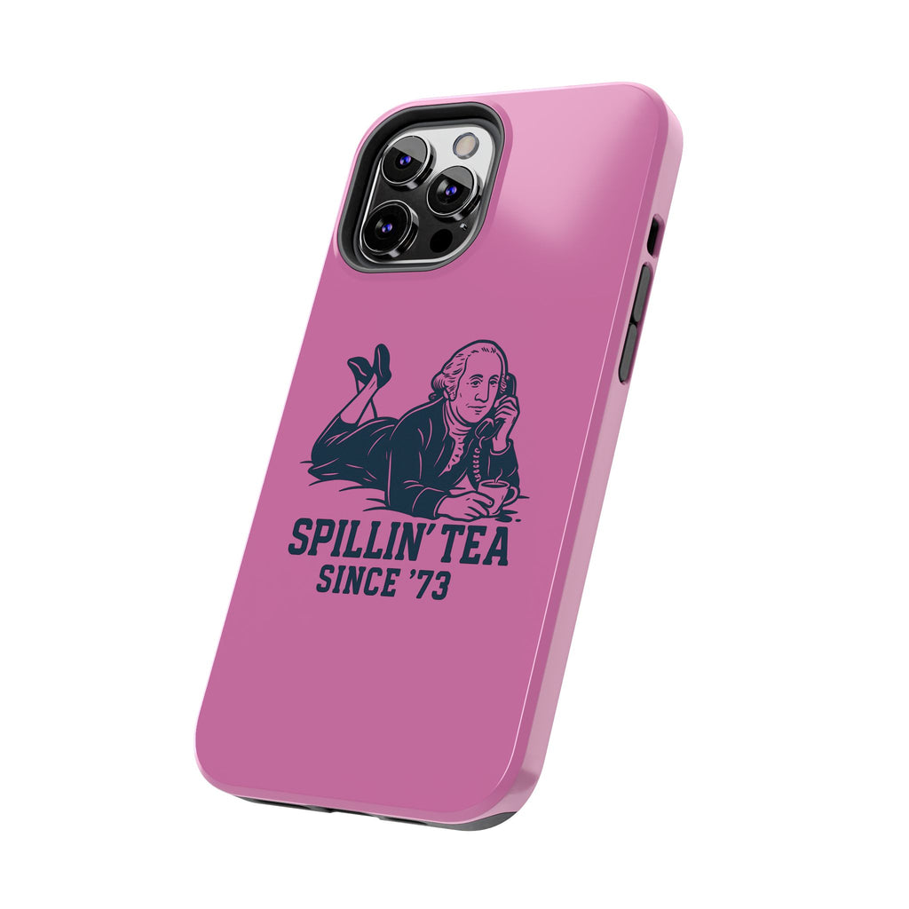 Copy of Spillin' Tea Phone Case, Tough Phone Cases for History Lovers, Unique Gift, Durable Phone Cover, Trendy Accessories