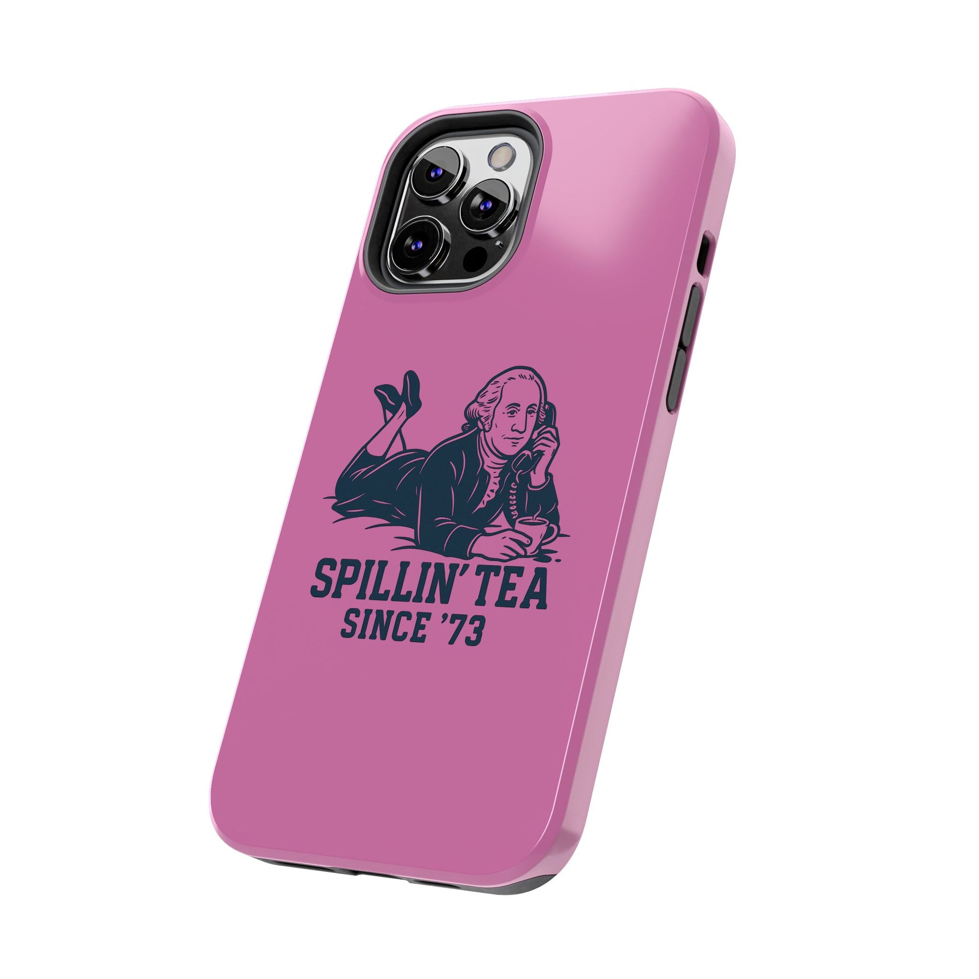 Copy of Spillin' Tea Phone Case, Tough Phone Cases for History Lovers, Unique Gift, Durable Phone Cover, Trendy Accessories