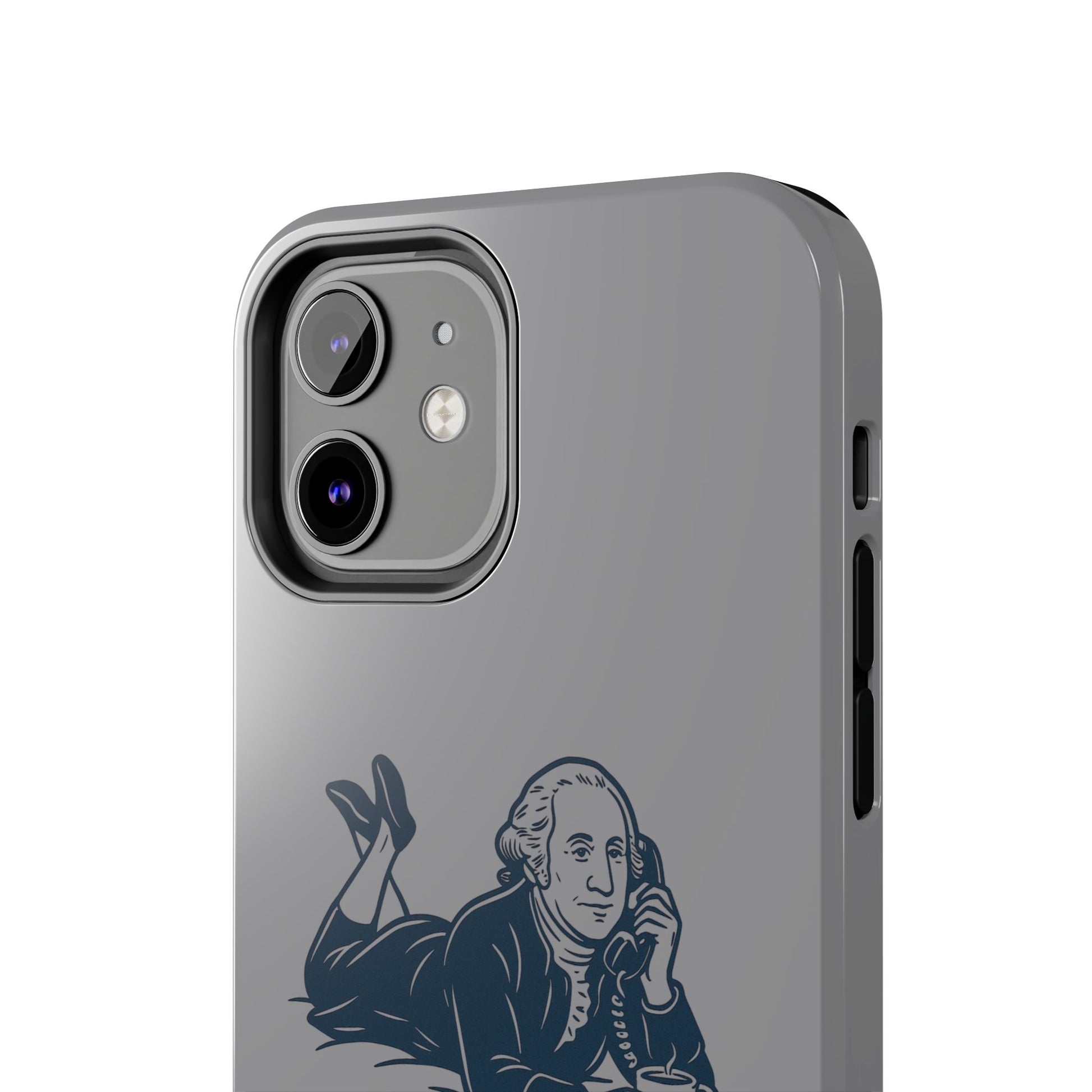 Spillin' Tea Phone Case, Tough Phone Cases for History Lovers, Unique Gift, Durable Phone Cover, Trendy Accessories