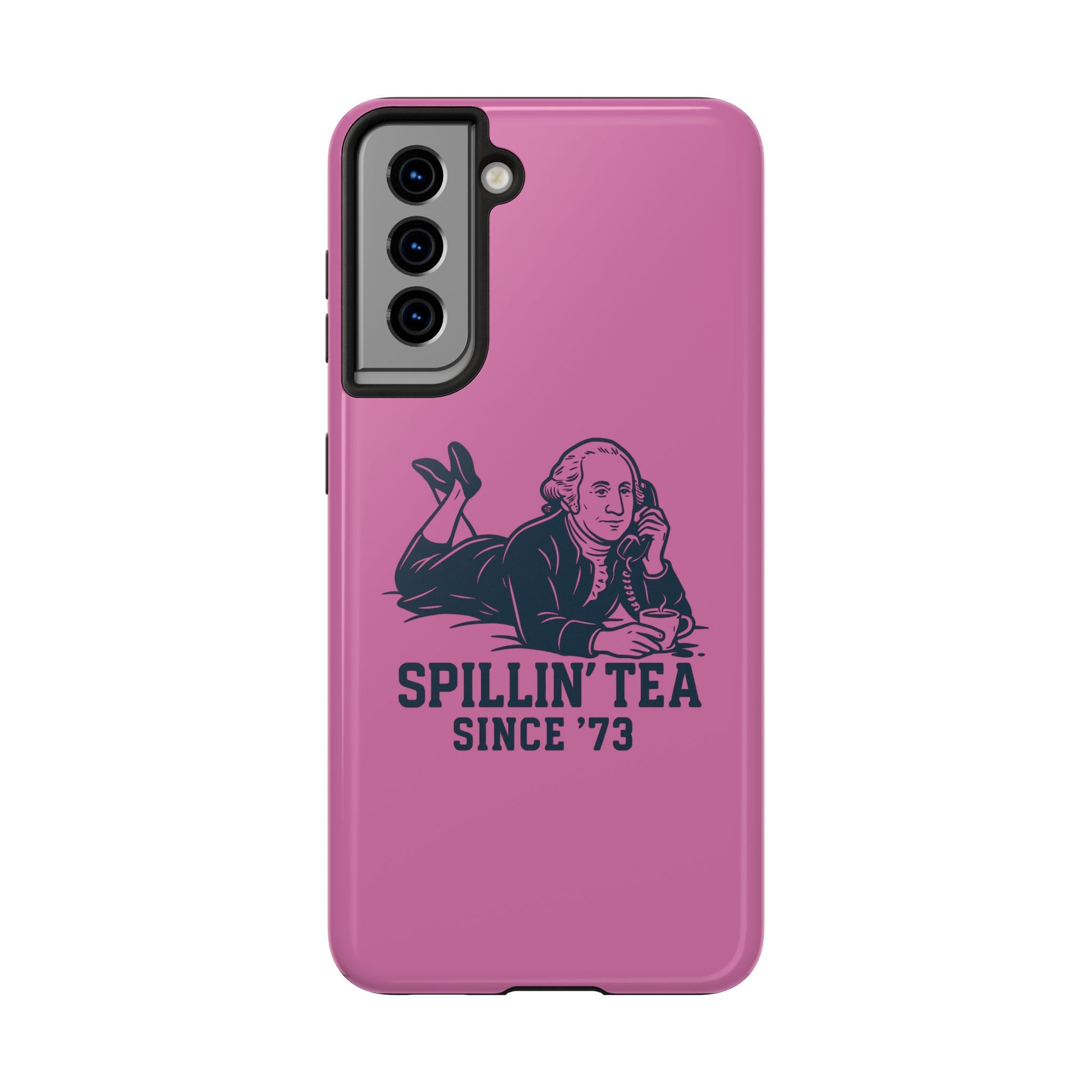 Copy of Spillin' Tea Phone Case, Tough Phone Cases for History Lovers, Unique Gift, Durable Phone Cover, Trendy Accessories