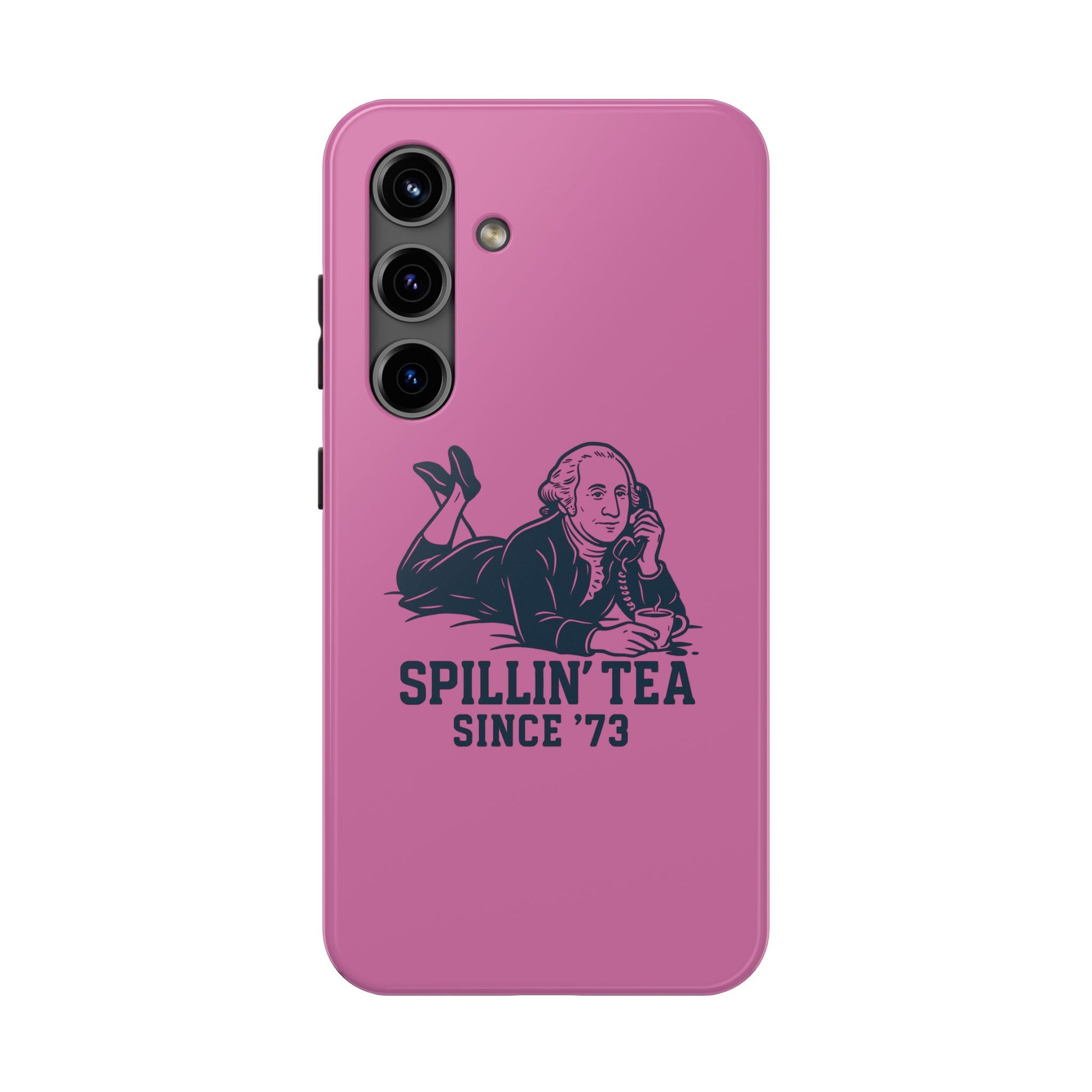 Copy of Spillin' Tea Phone Case, Tough Phone Cases for History Lovers, Unique Gift, Durable Phone Cover, Trendy Accessories