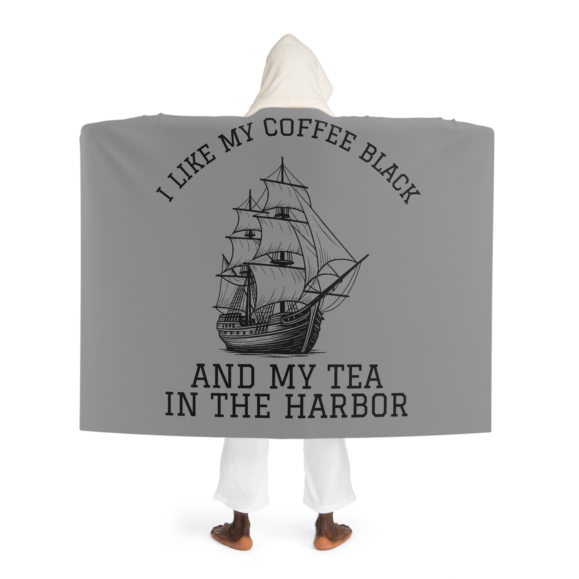 Tea in the Harbor Snoogle Gray | Perfect for Snuggling, Gift for Home Decor, Movie Night Essential, Warmth for Winter, Relaxing Evenings