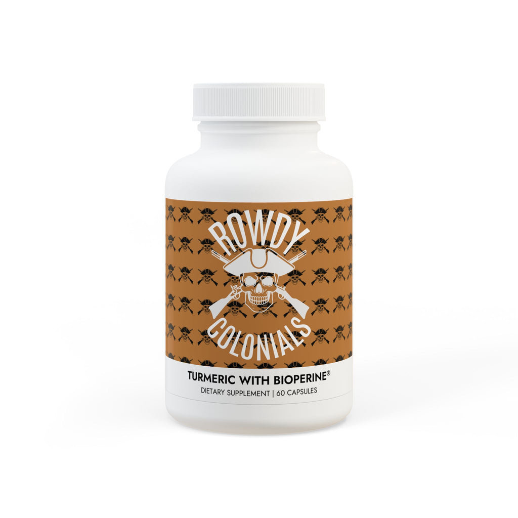 Turmeric with BioPerine® (Black Pepper Fruit Extract) Supplement (60 Capsules)