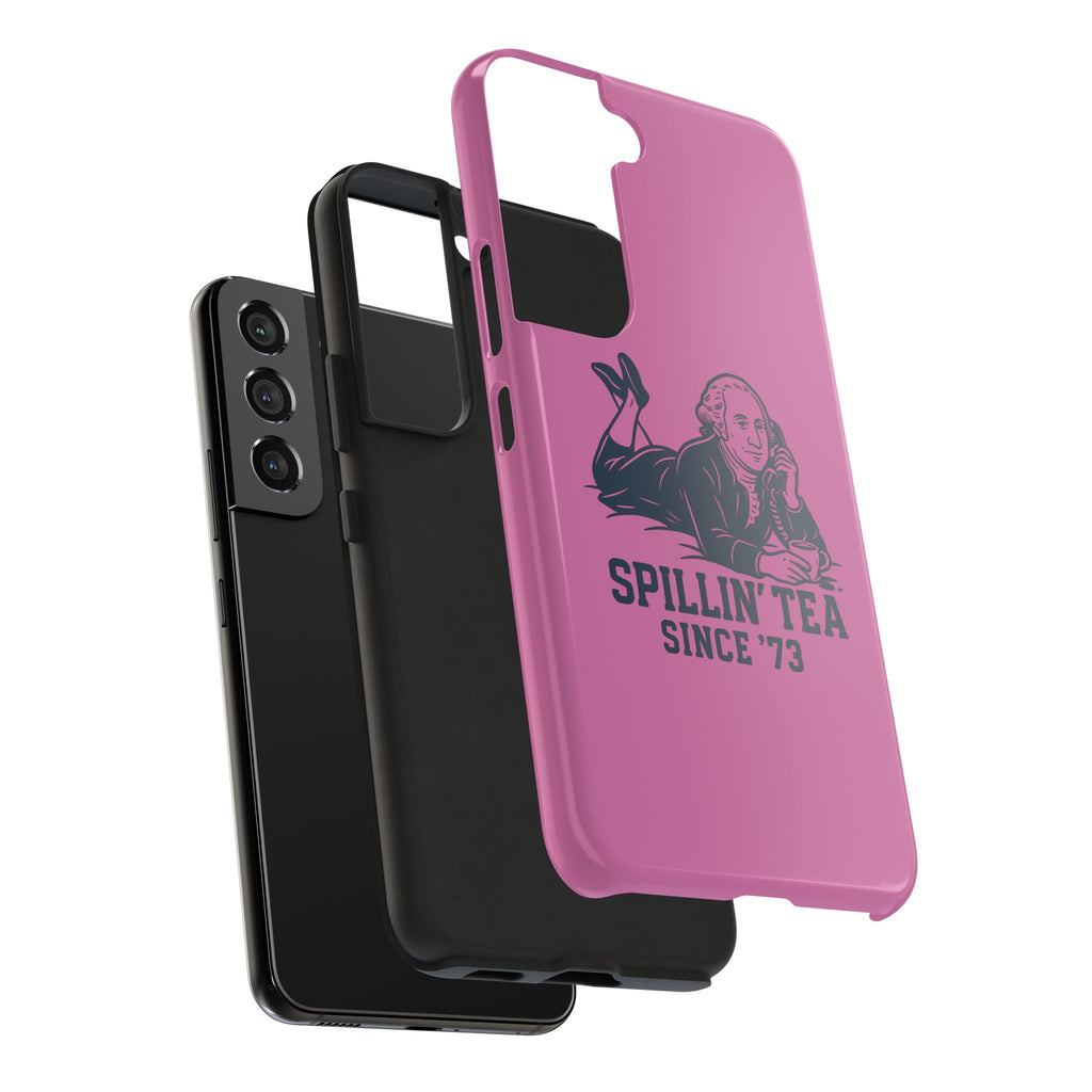 Copy of Spillin' Tea Phone Case, Tough Phone Cases for History Lovers, Unique Gift, Durable Phone Cover, Trendy Accessories