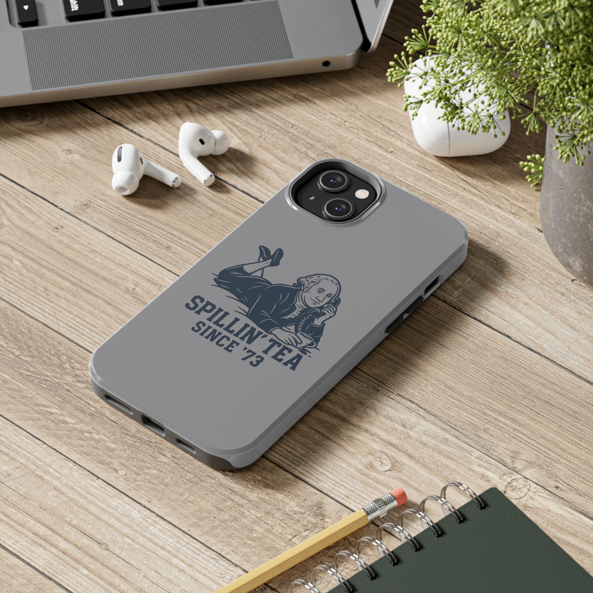 George Washinton Spillin Tea Phone Case