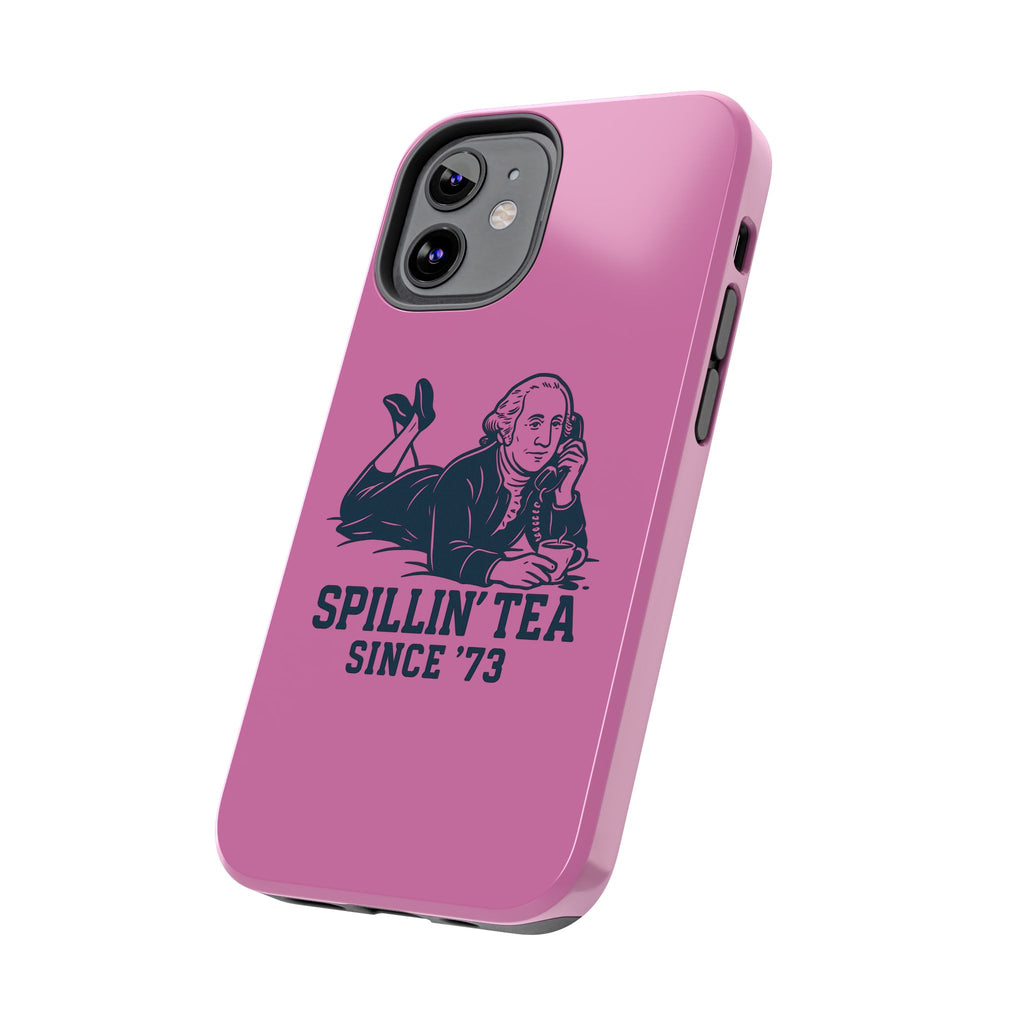 Copy of Spillin' Tea Phone Case, Tough Phone Cases for History Lovers, Unique Gift, Durable Phone Cover, Trendy Accessories