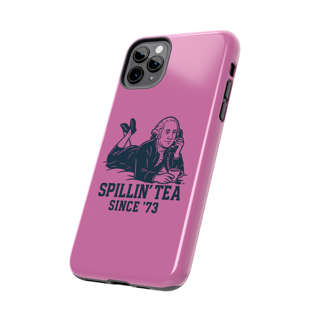 Copy of Spillin' Tea Phone Case, Tough Phone Cases for History Lovers, Unique Gift, Durable Phone Cover, Trendy Accessories