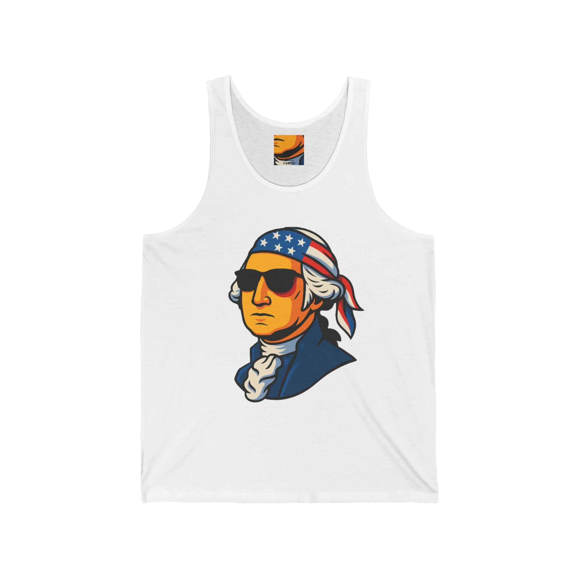 George Washington Meme Unisex Tank Top, Funny Fourth of July Shirt, Patriotic Apparel, Gift for History Lovers, Summer Essential
