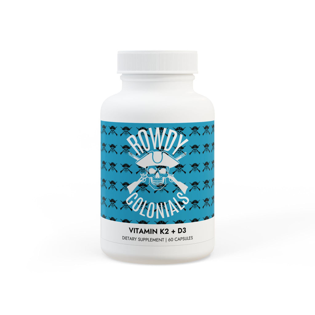 Vitamin K2 + D3 Supplement (60 Capsules)