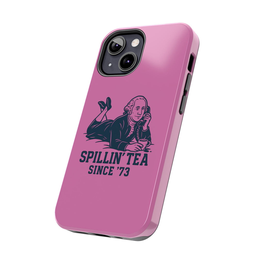 Copy of Spillin' Tea Phone Case, Tough Phone Cases for History Lovers, Unique Gift, Durable Phone Cover, Trendy Accessories