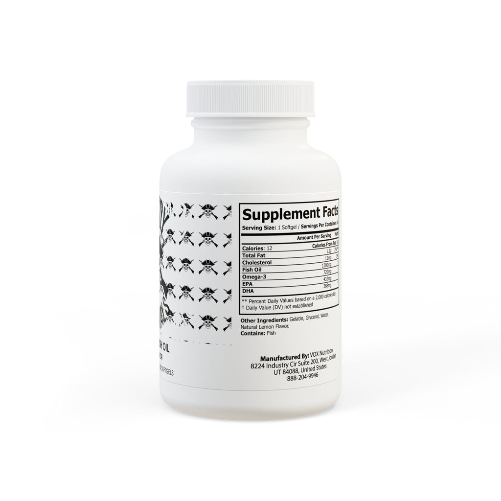 Omega 3 Fish Oil Supplement (60 Softgels)