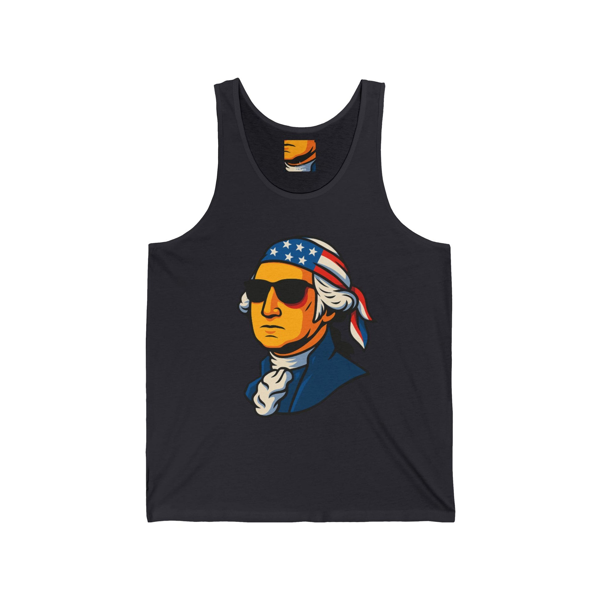 George Washington Meme Unisex Tank Top, Funny Fourth of July Shirt, Patriotic Apparel, Gift for History Lovers, Summer Essential