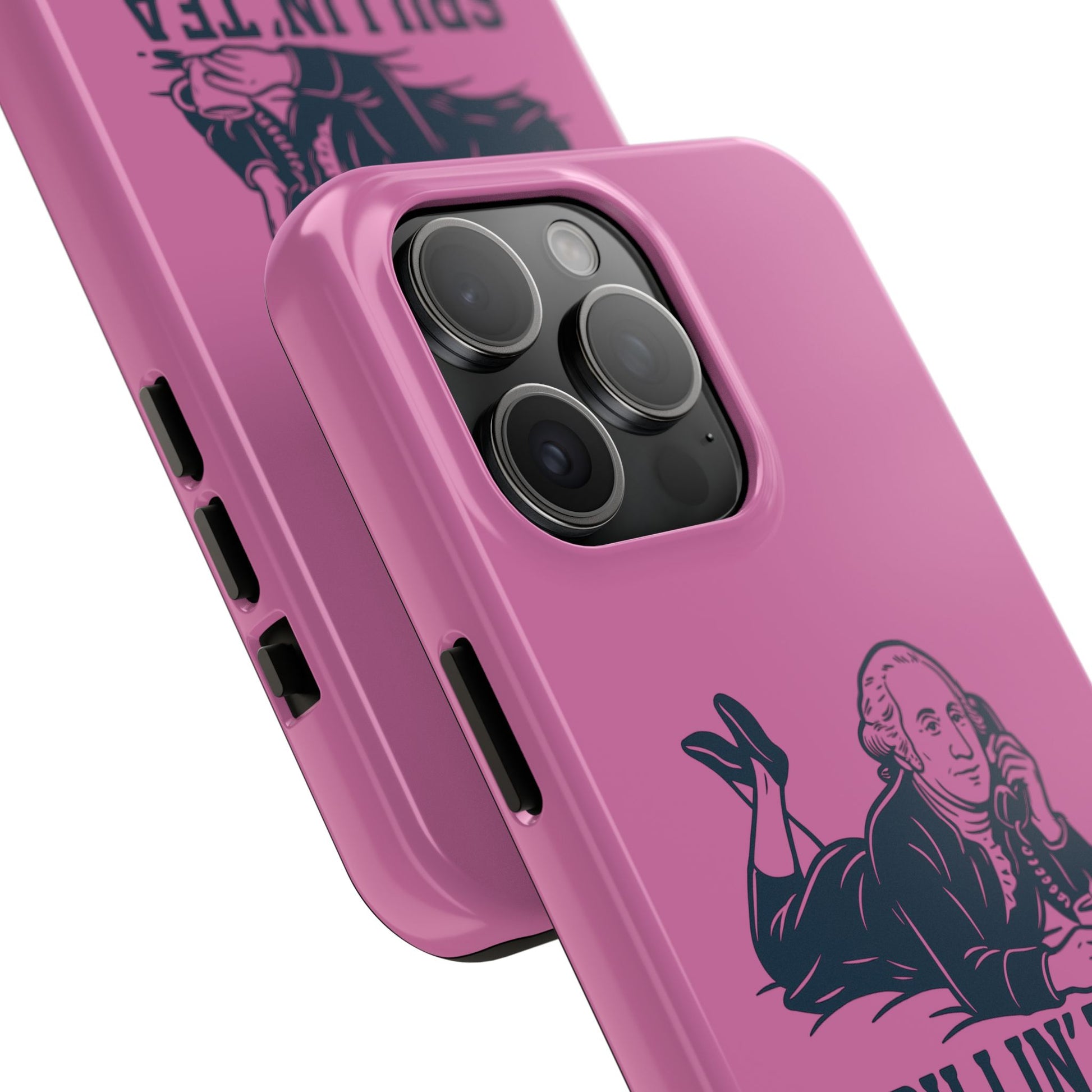Copy of Spillin' Tea Phone Case, Tough Phone Cases for History Lovers, Unique Gift, Durable Phone Cover, Trendy Accessories
