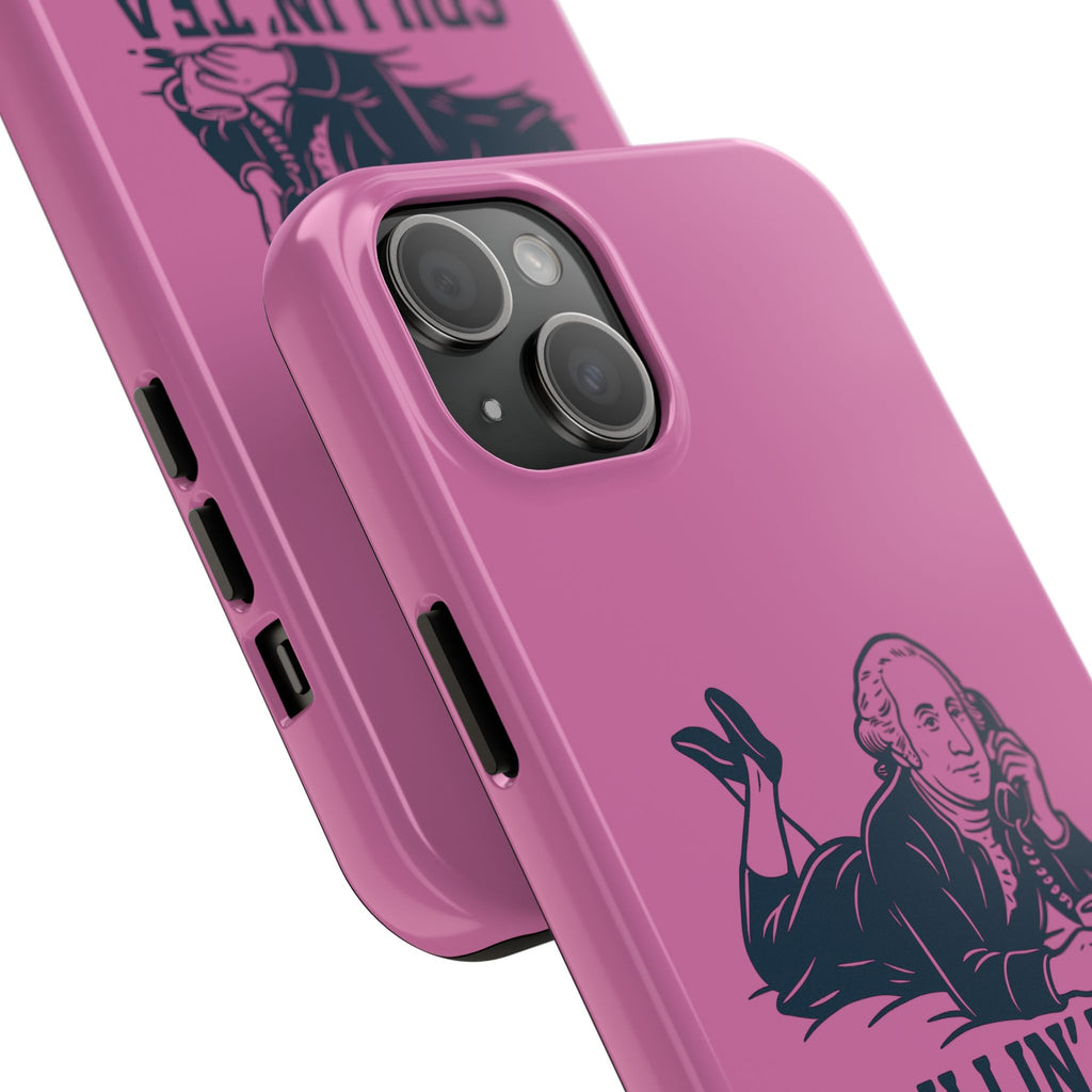 Copy of Spillin' Tea Phone Case, Tough Phone Cases for History Lovers, Unique Gift, Durable Phone Cover, Trendy Accessories