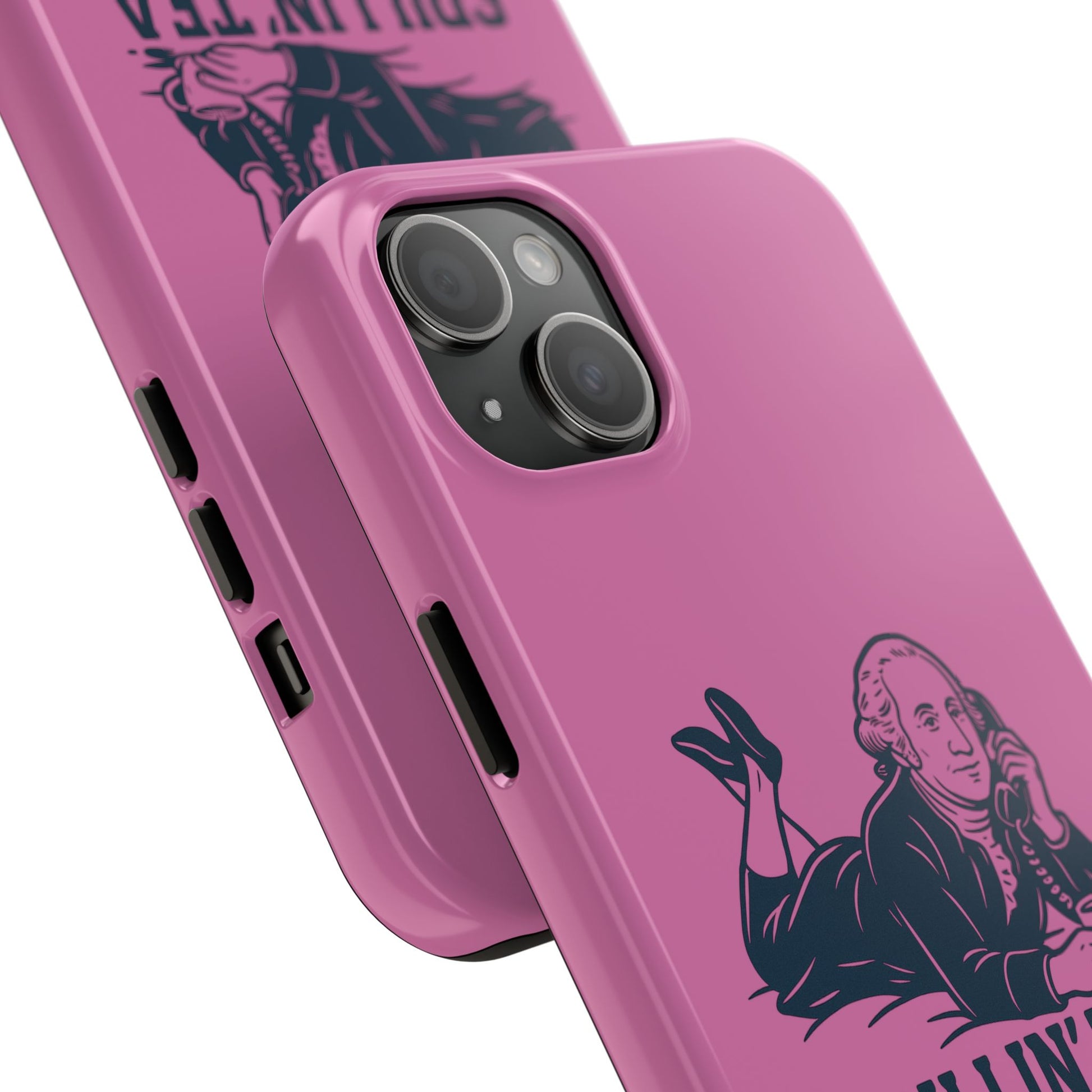 Copy of Spillin' Tea Phone Case, Tough Phone Cases for History Lovers, Unique Gift, Durable Phone Cover, Trendy Accessories