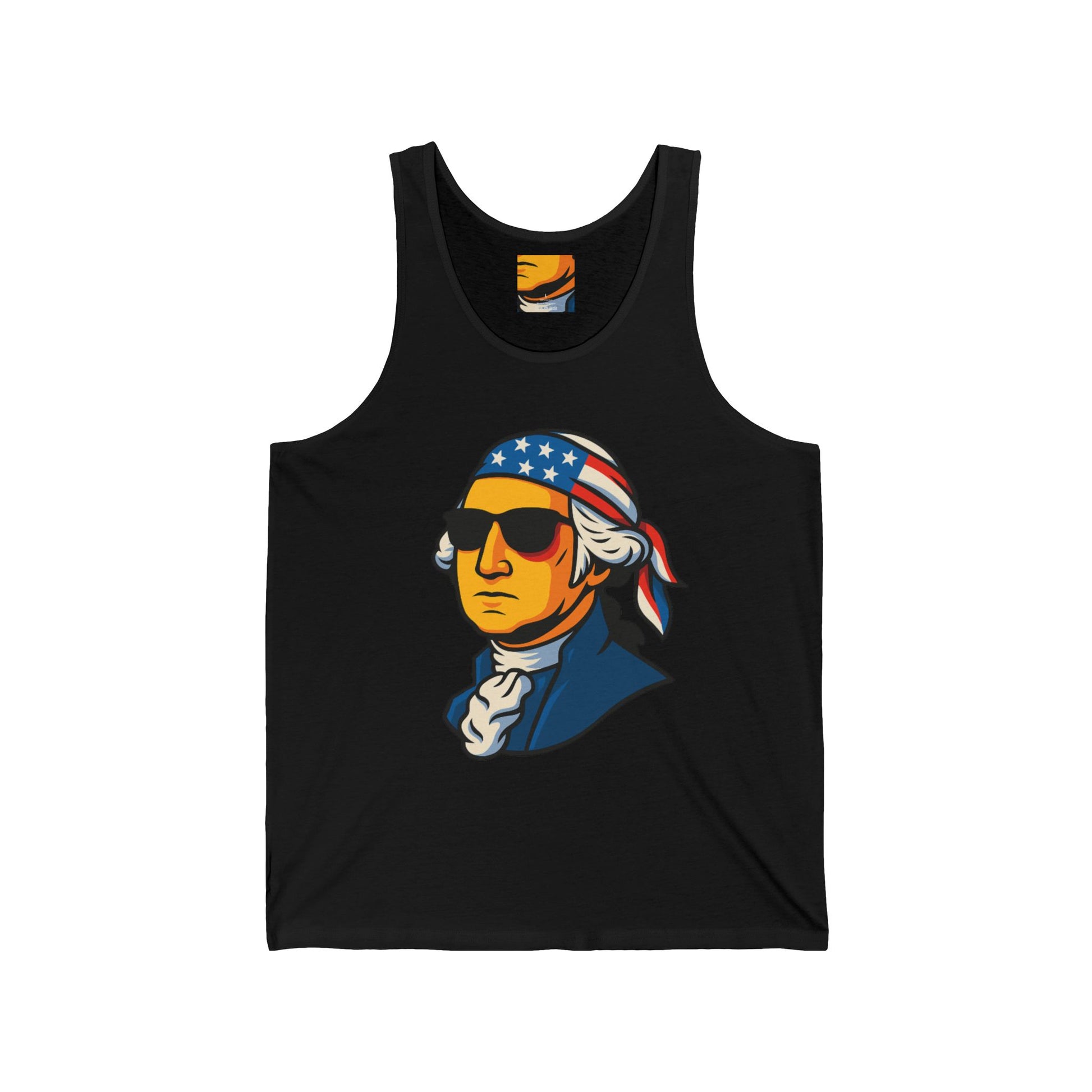 George Washington Meme Unisex Tank Top, Funny Fourth of July Shirt, Patriotic Apparel, Gift for History Lovers, Summer Essential