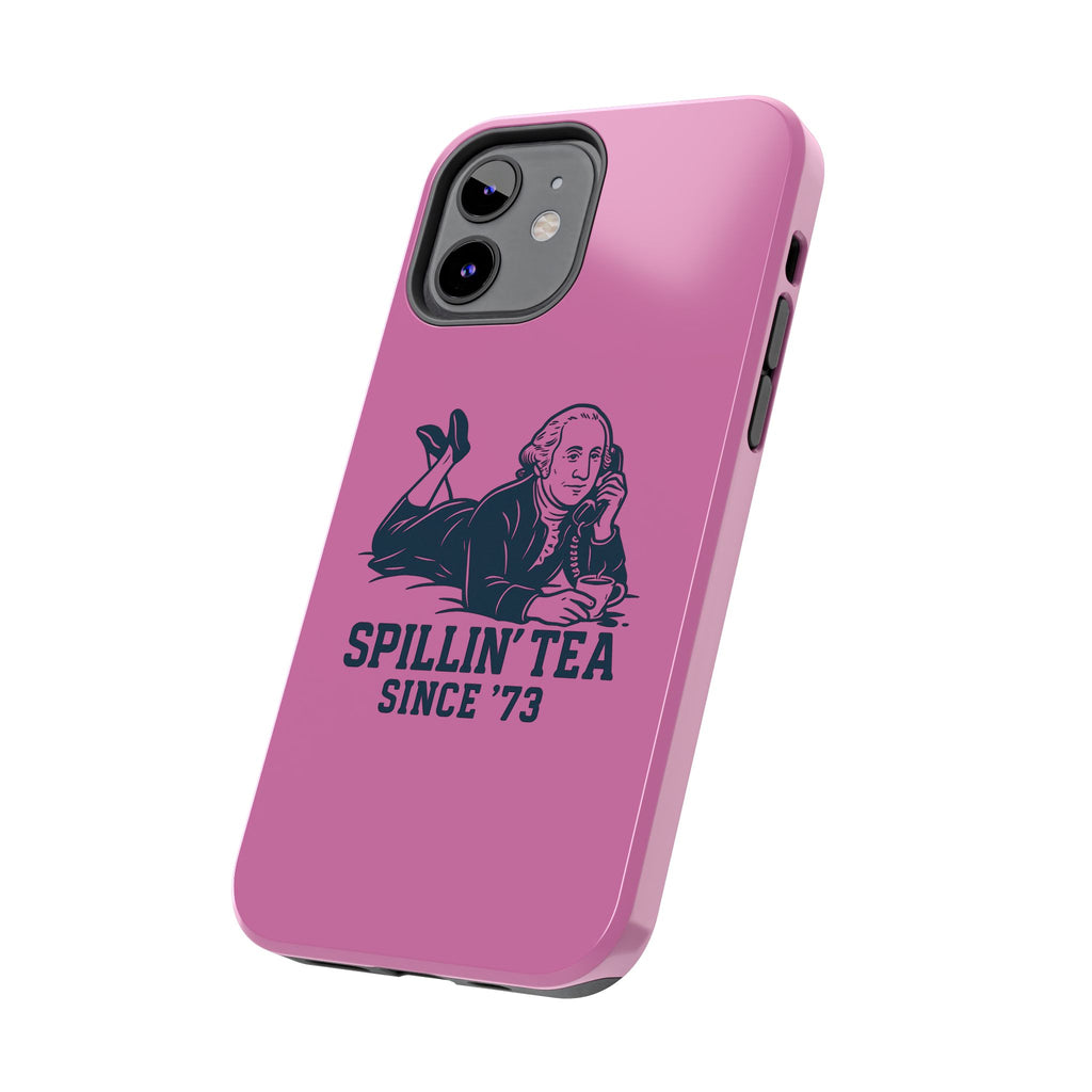 Copy of Spillin' Tea Phone Case, Tough Phone Cases for History Lovers, Unique Gift, Durable Phone Cover, Trendy Accessories