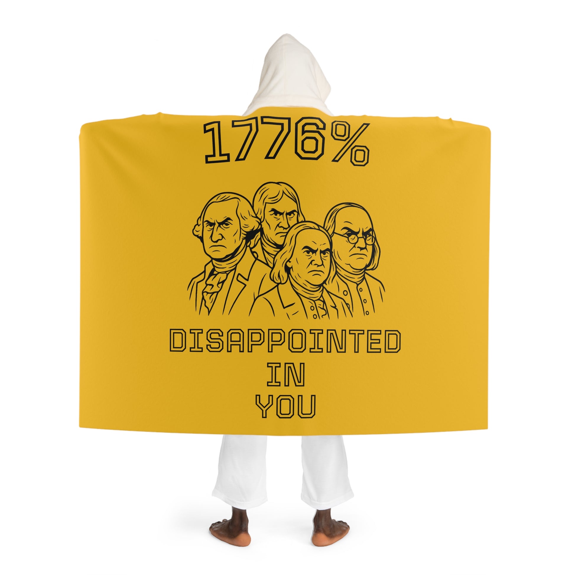 1776% Sherpa Blanket Yellow | Perfect for Snuggling, Gift for Home Decor, Movie Night Essential, Warmth for Winter, Relaxing Evenings